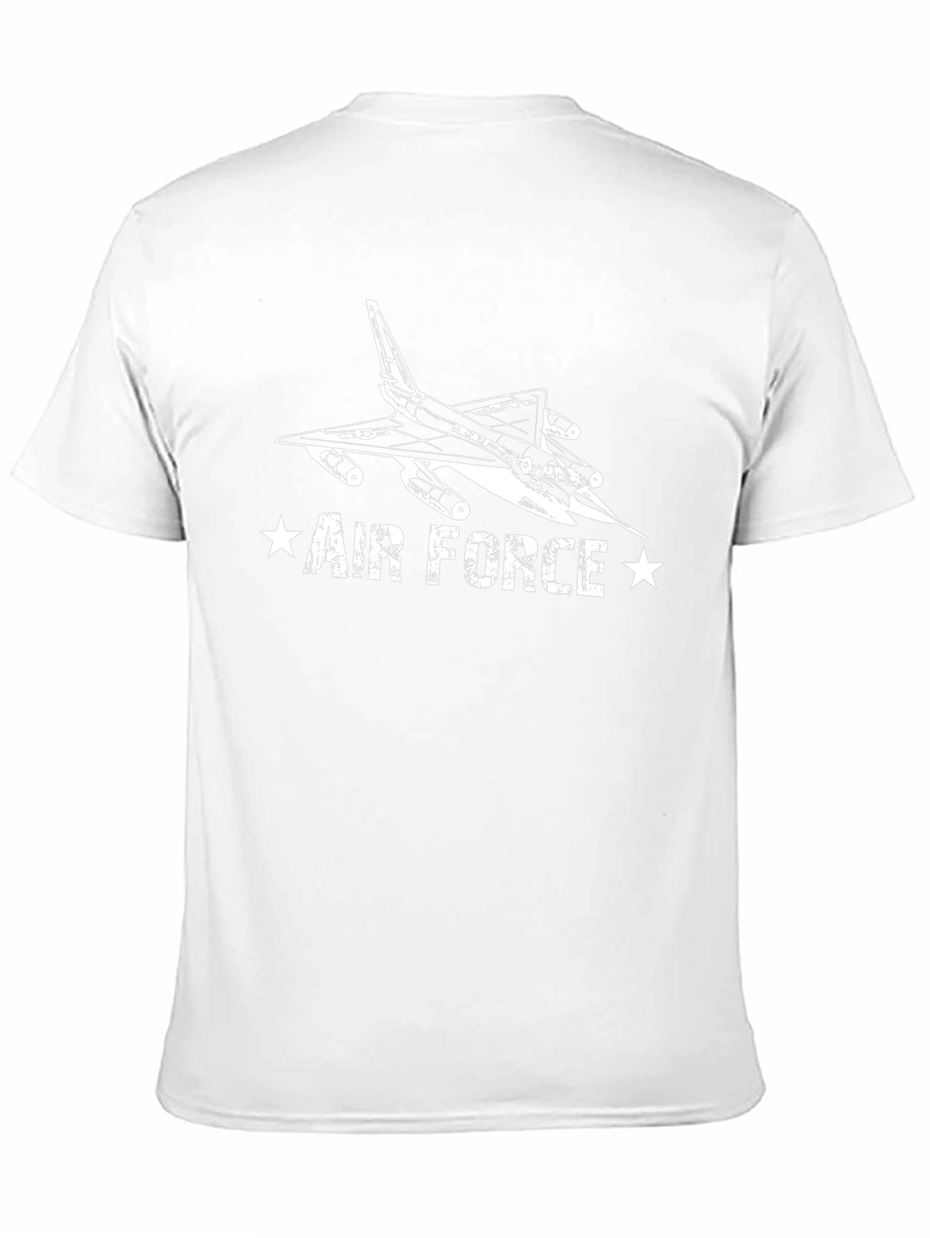 Air Force Jet Graphic T-Shirt - Black