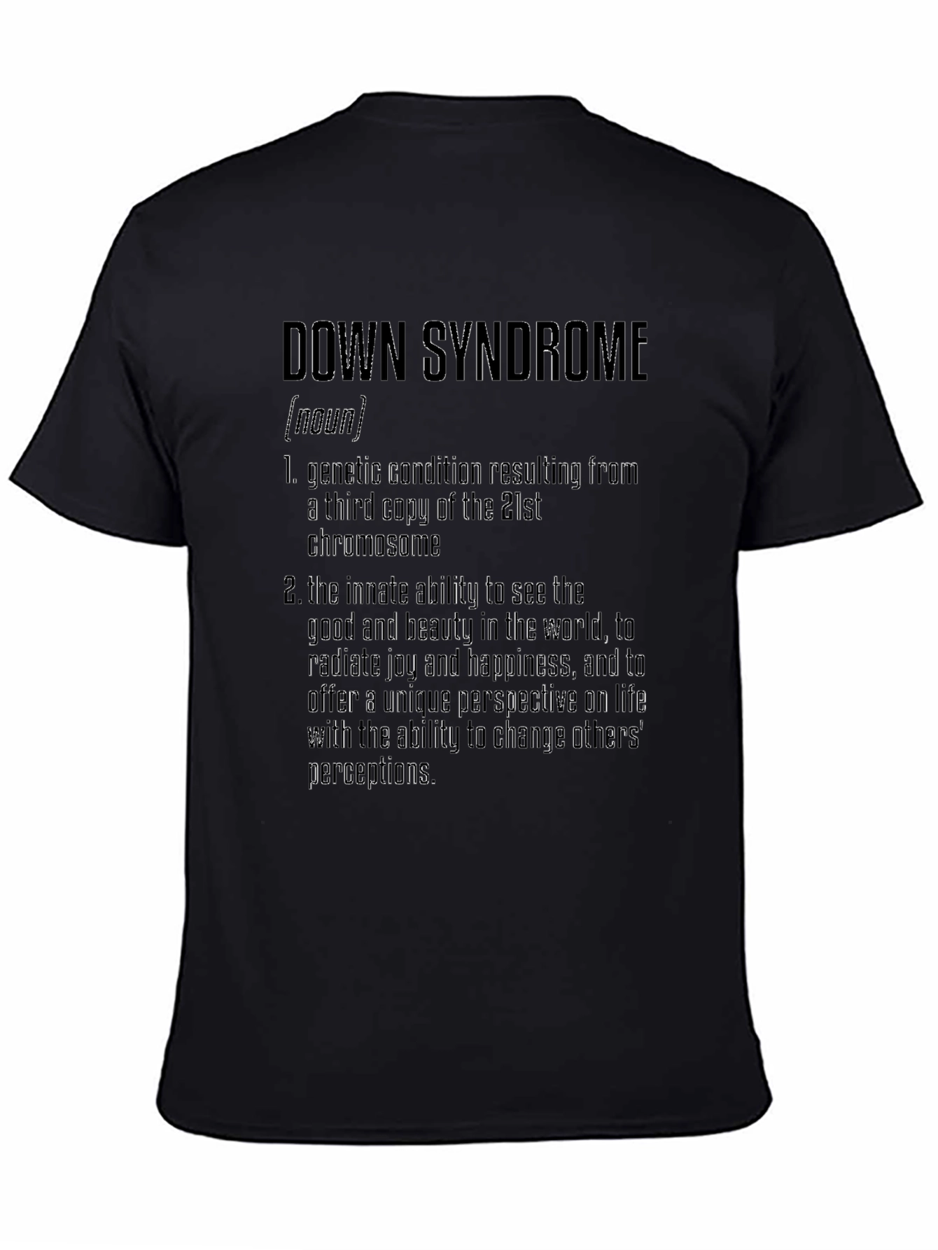 Down Syndrome Definition Graphic T-Shirt