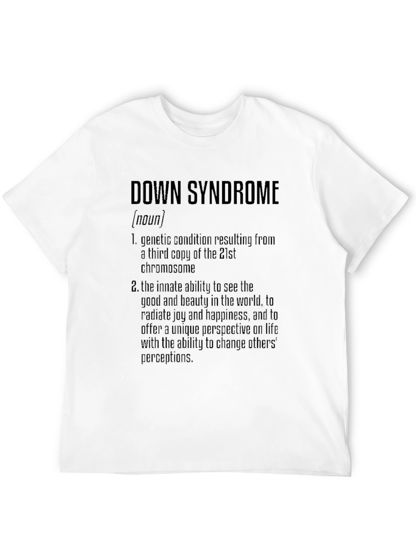 Down Syndrome Definition Graphic T-Shirt