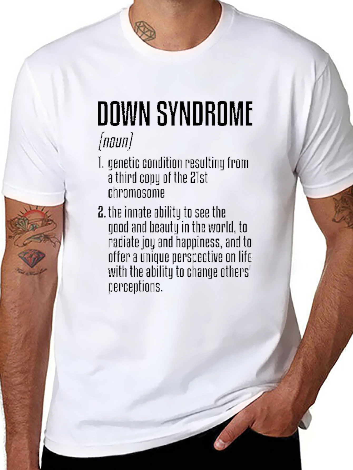 Down Syndrome Definition Graphic T-Shirt