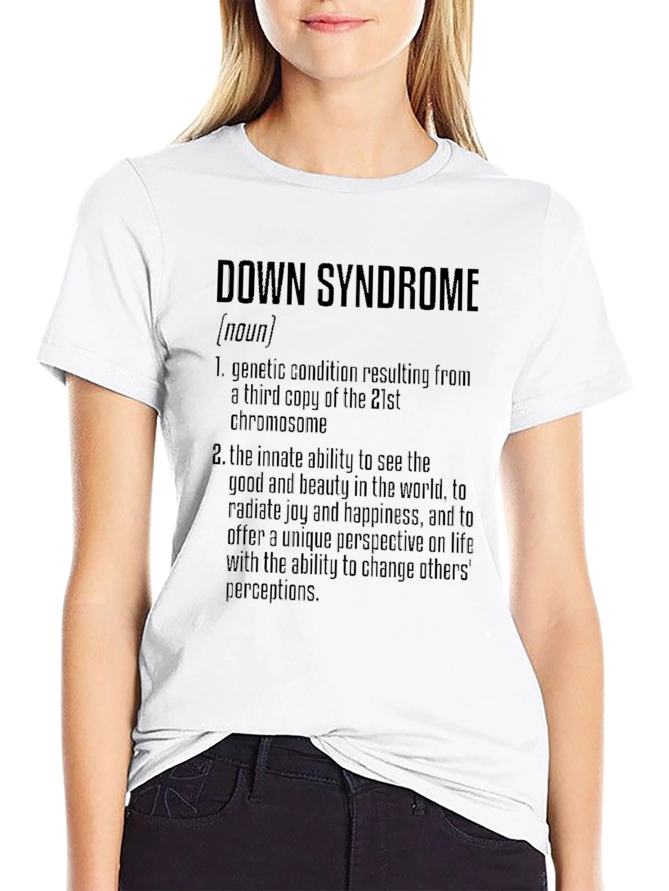 Down Syndrome Definition Graphic T-Shirt
