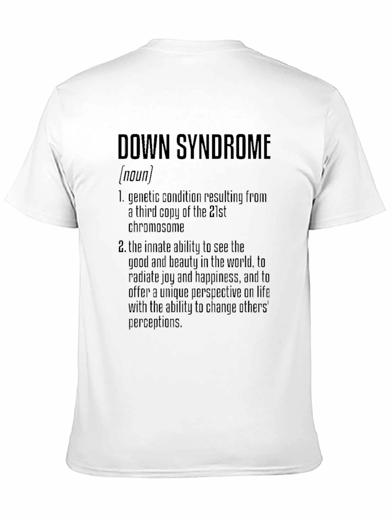 Down Syndrome Definition Graphic T-Shirt