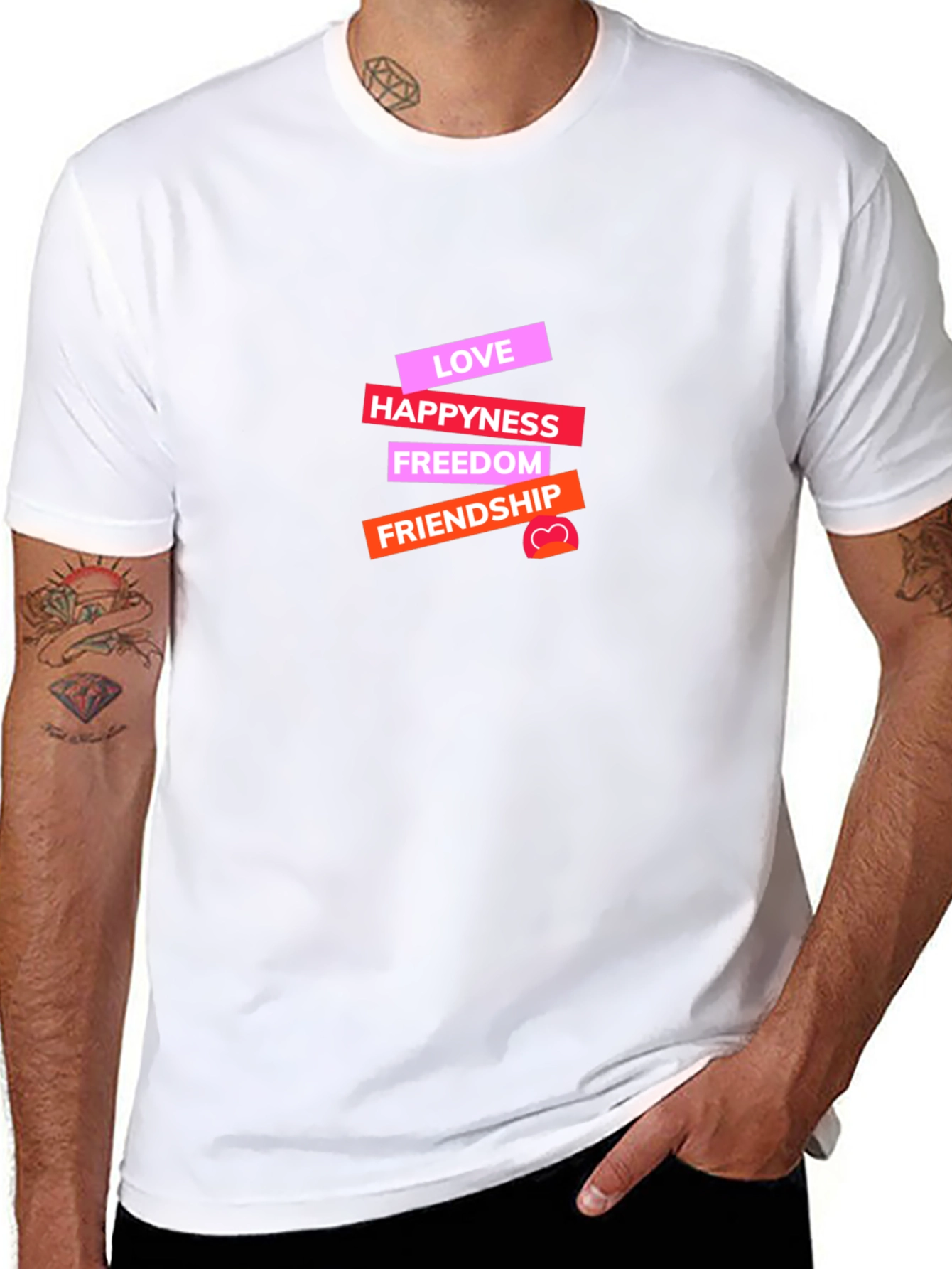 Love Happiness Friendship T-Shirt