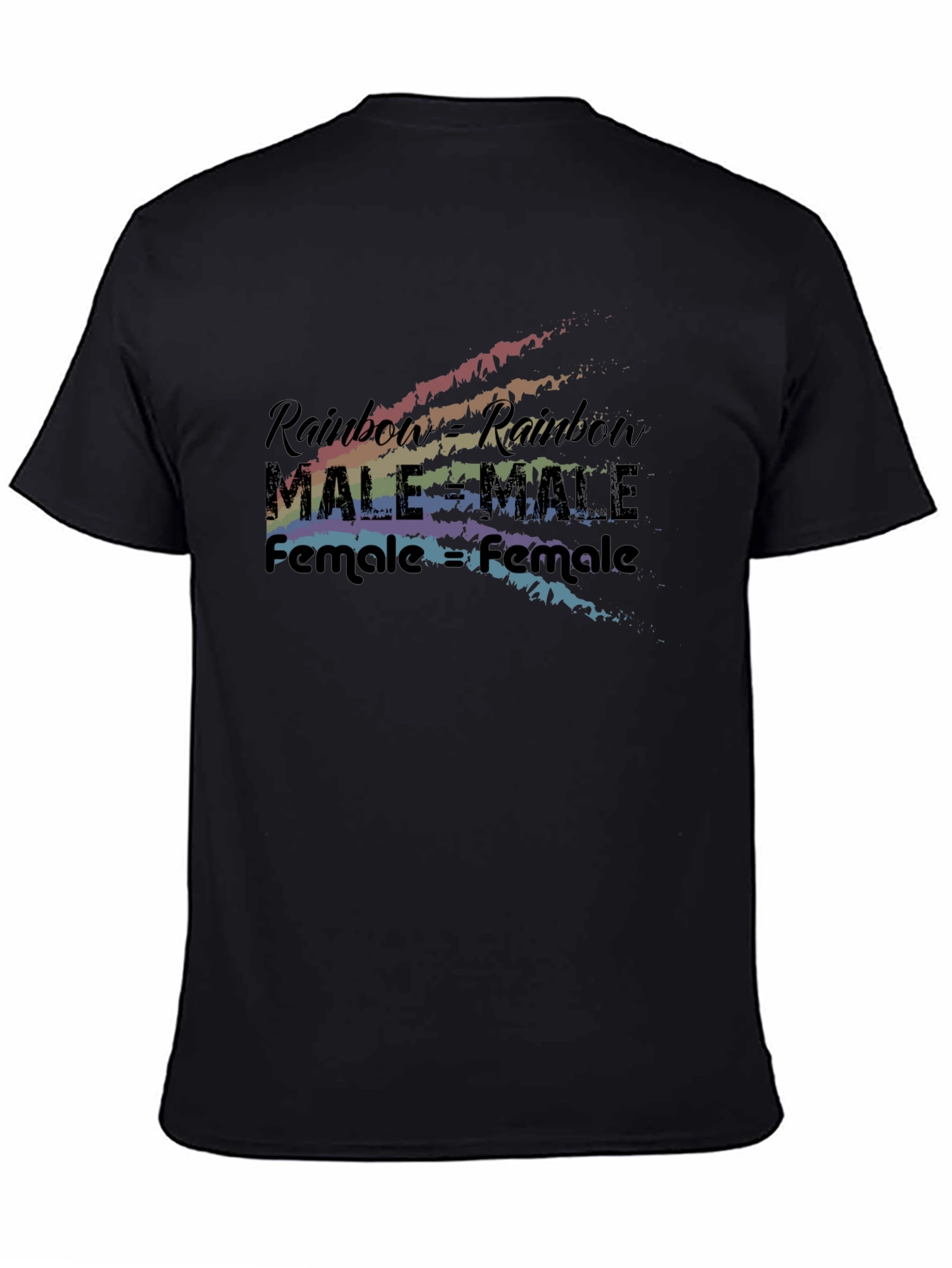 Rainbow Equality T-Shirt - Male & Female Love