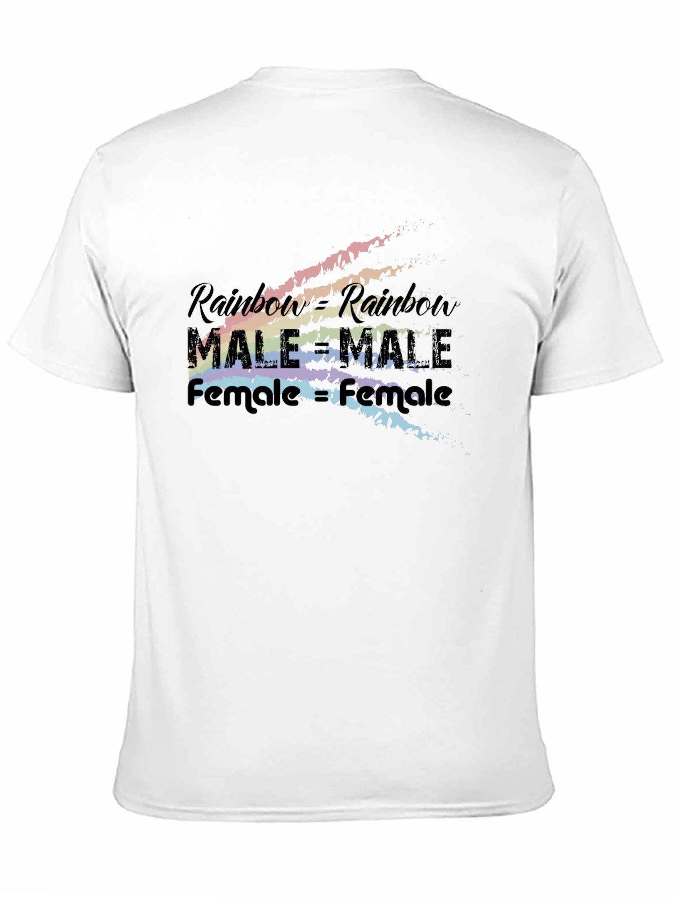 Rainbow Equality T-Shirt - Male & Female Love