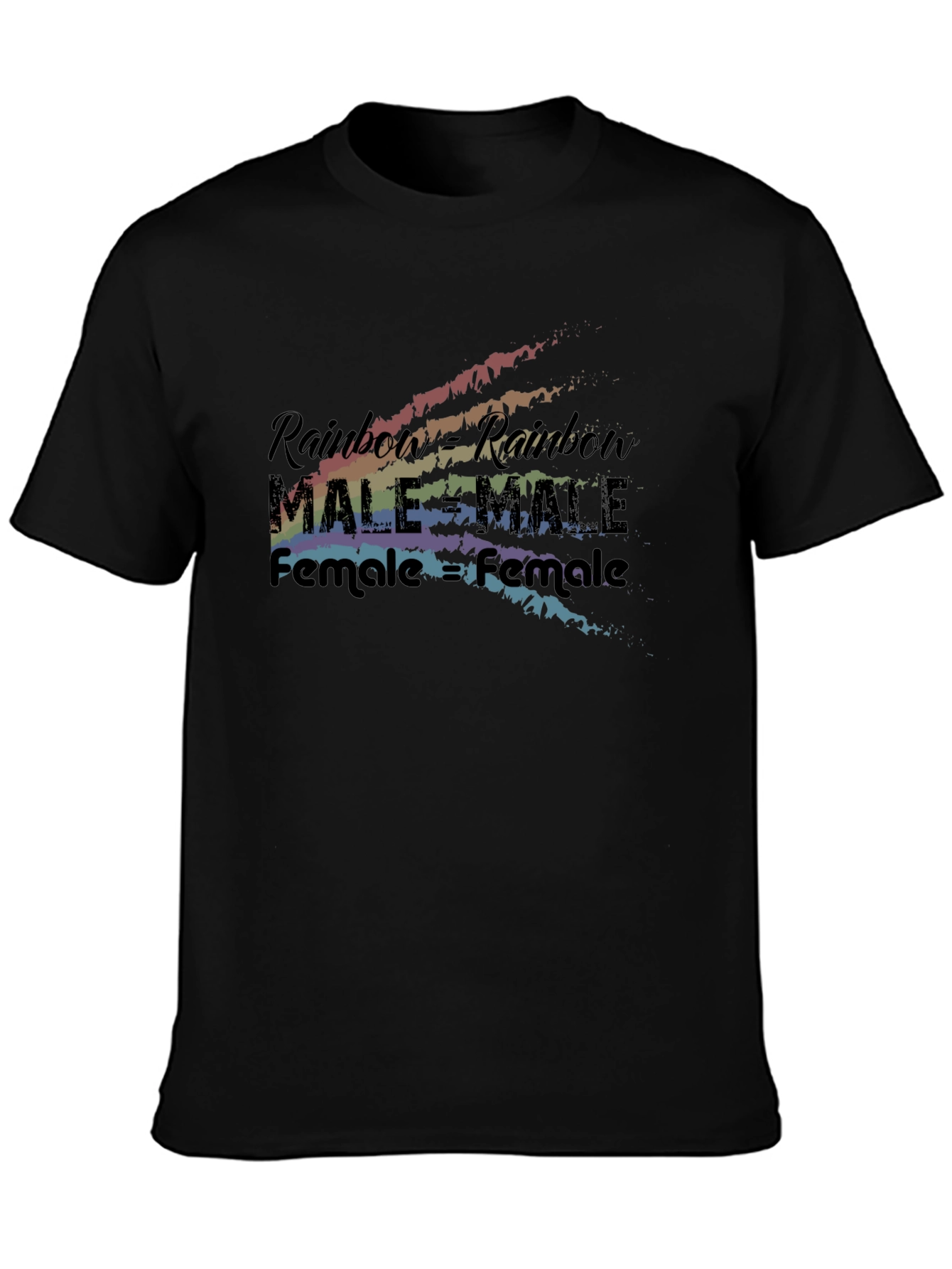Rainbow Equality T-Shirt - Male & Female Love