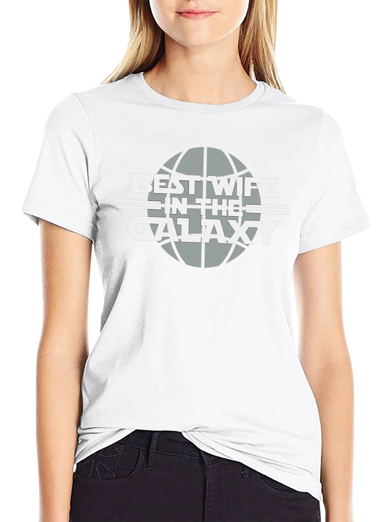 Best Wife in the Galaxy T-Shirt - Black