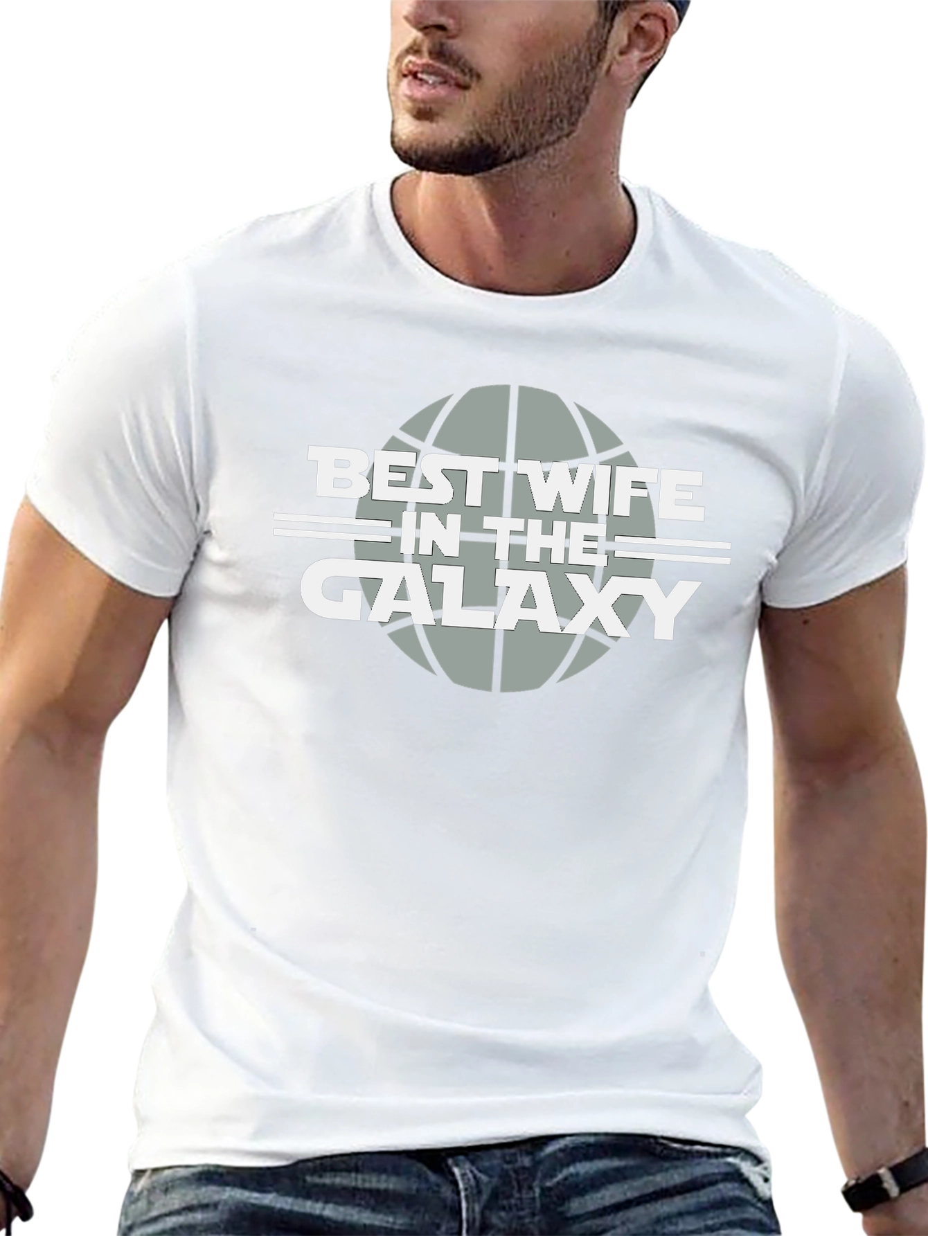 Best Wife in the Galaxy T-Shirt - Black