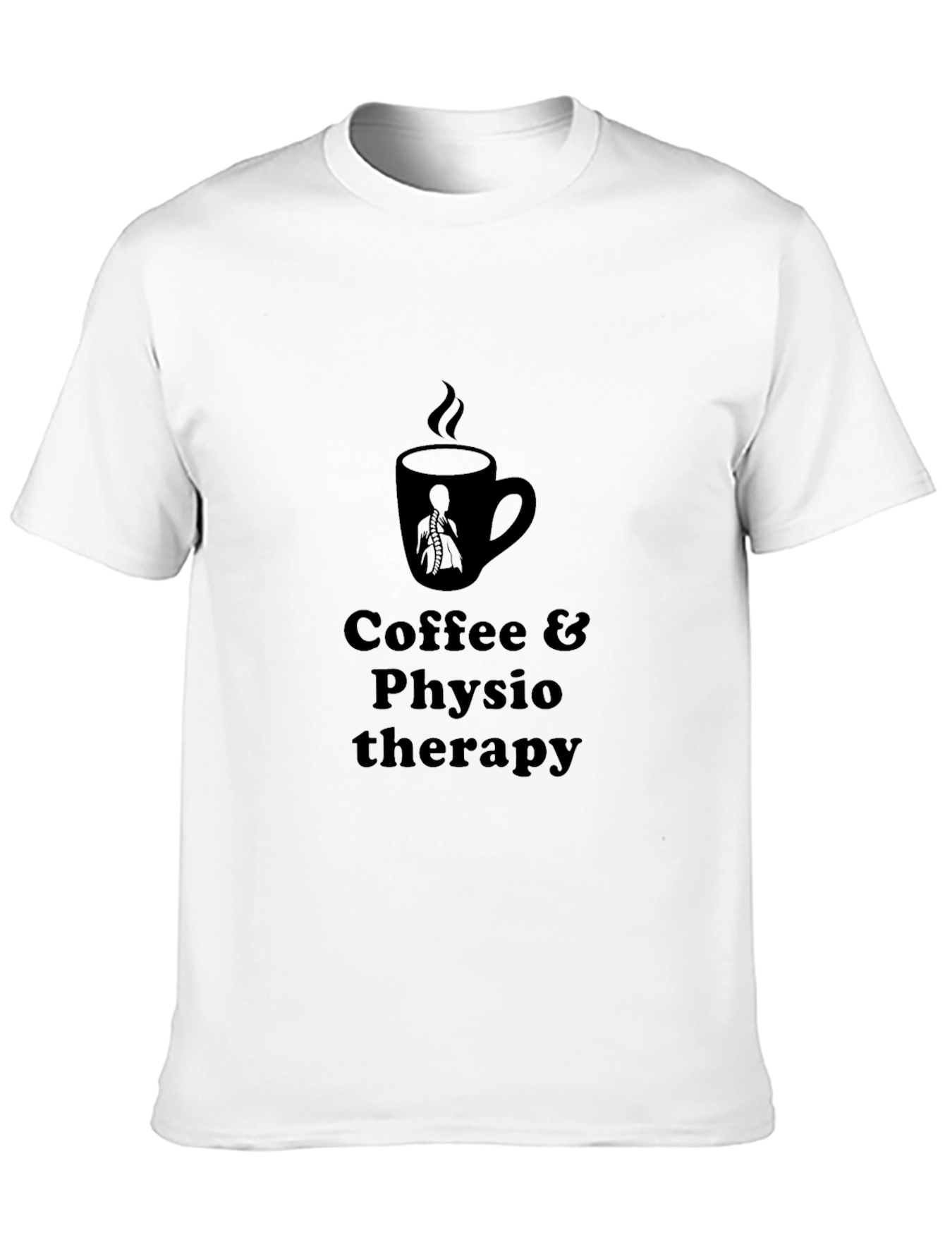 Coffee & Physiotherapy Graphic T-Shirt