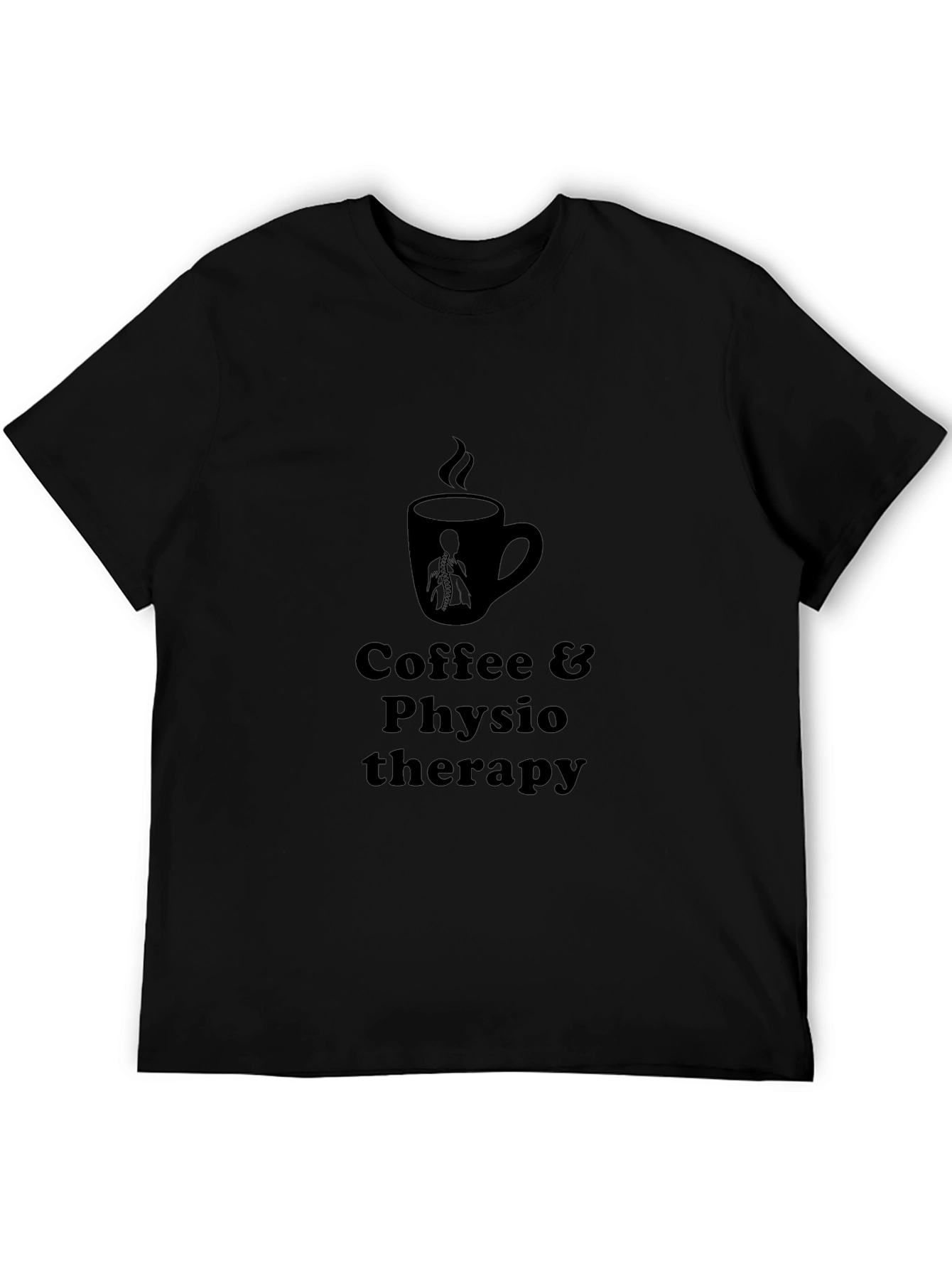Coffee & Physiotherapy Graphic T-Shirt