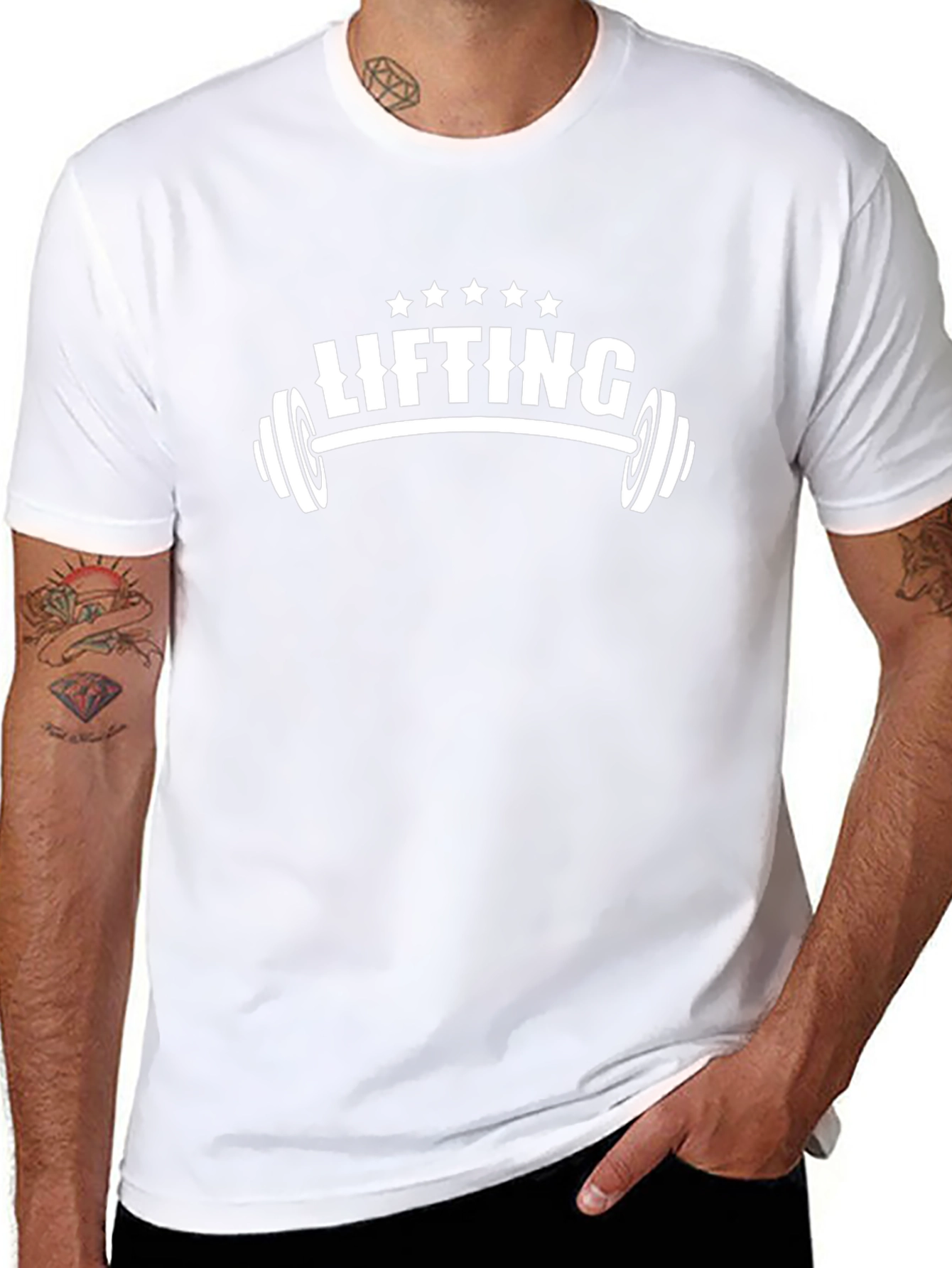 Lifting Graphic Tee - Black