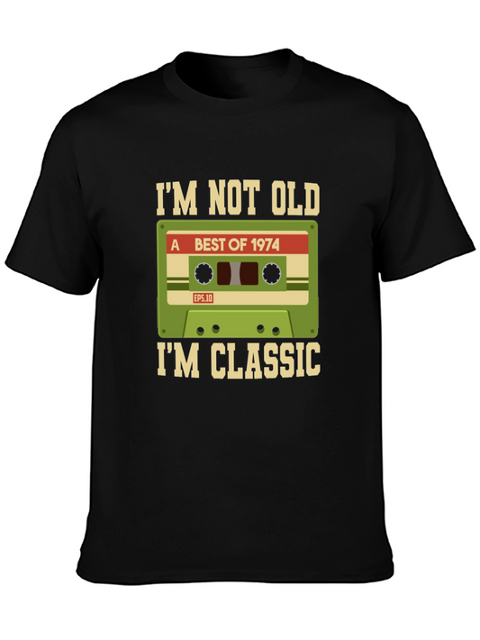 Im Not Old Im Classic 1974 Cassette T-Shirt