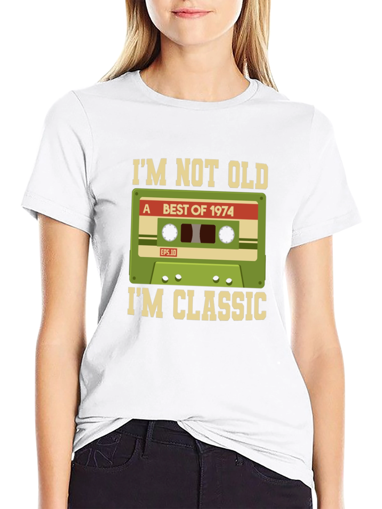 Im Not Old Im Classic 1974 Cassette T-Shirt