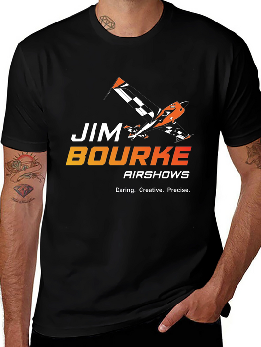 Jim Bourke Airshows Black T-Shirt