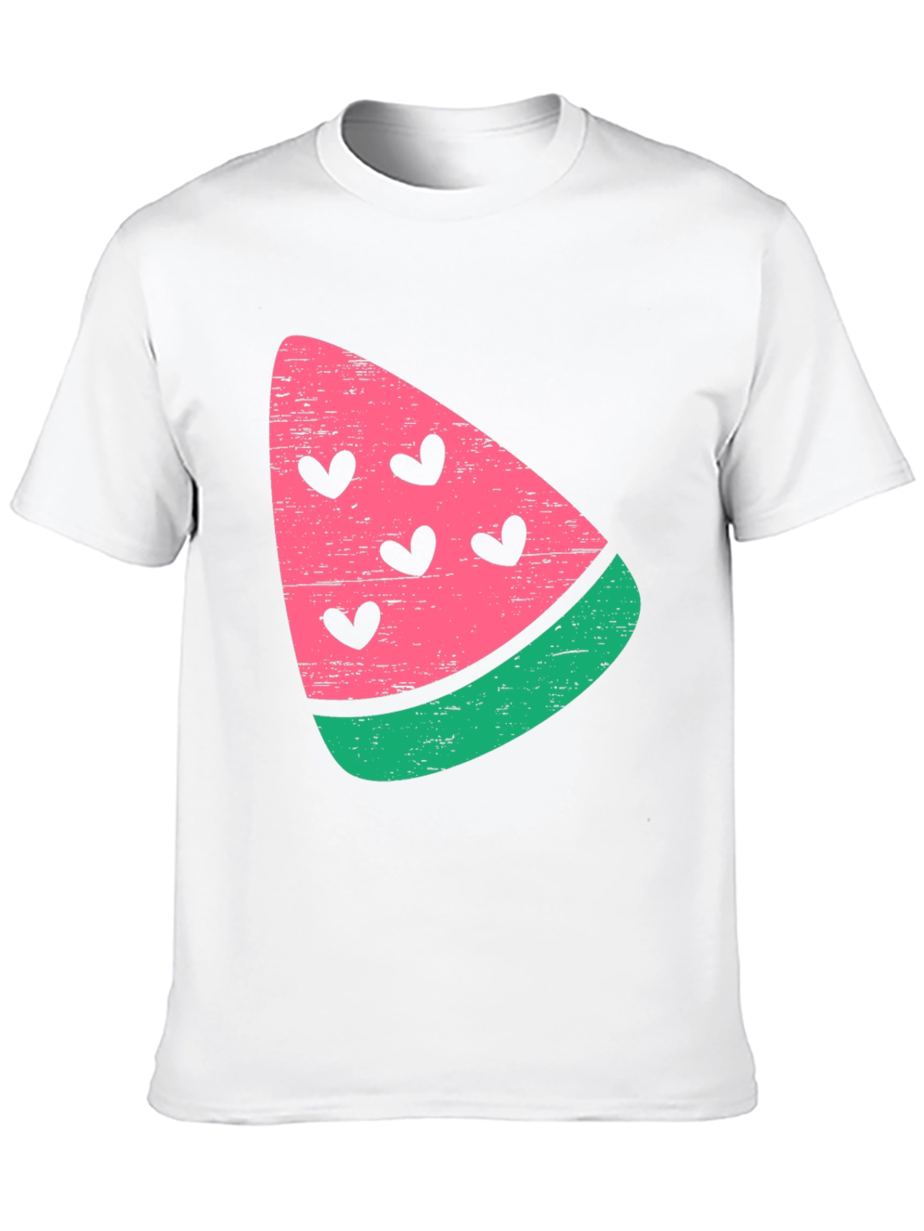 Watermelon Heart T-Shirt - Trendy Summer Tee