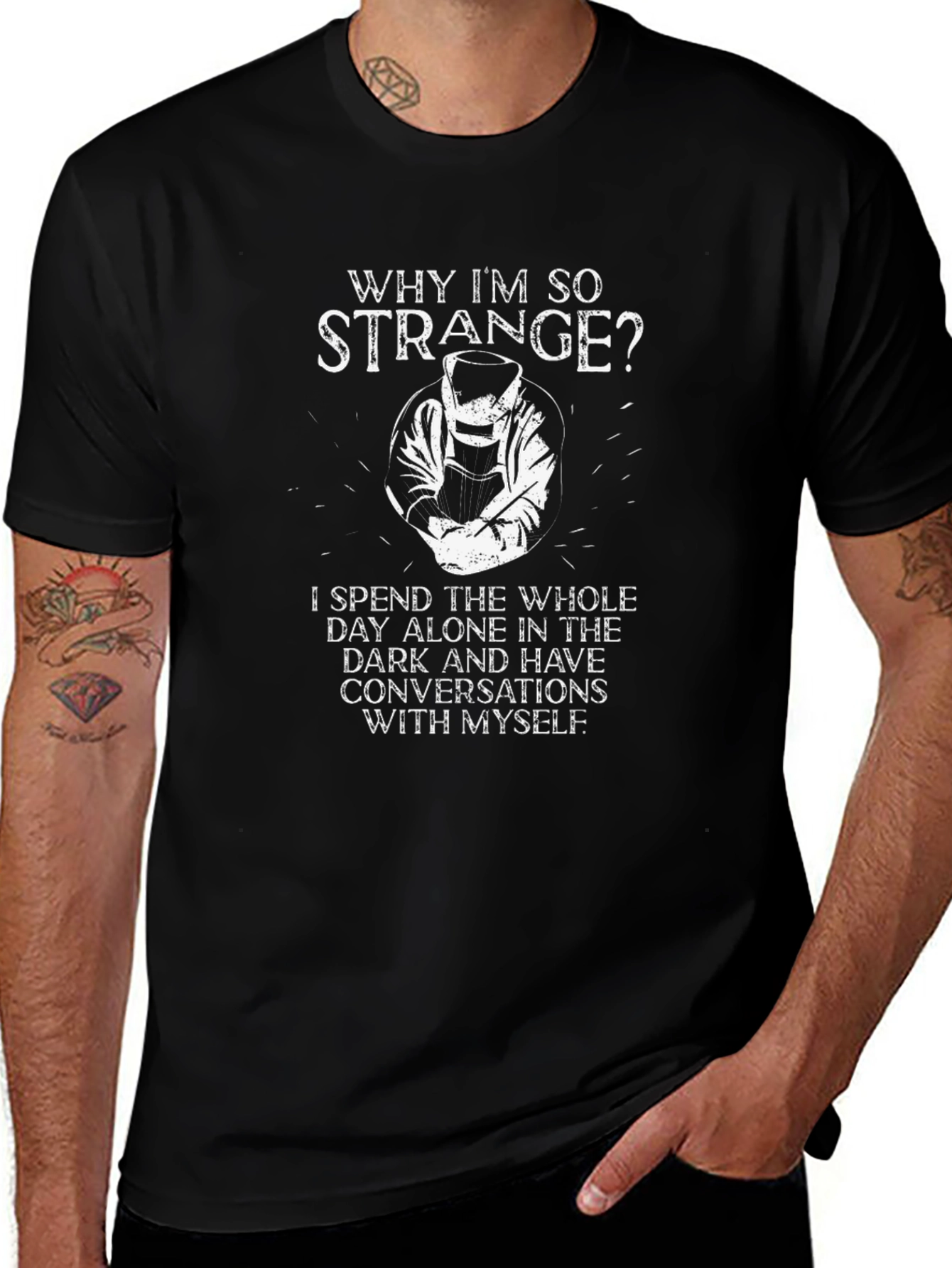 Why Im So Strange Welder Graphic Tee