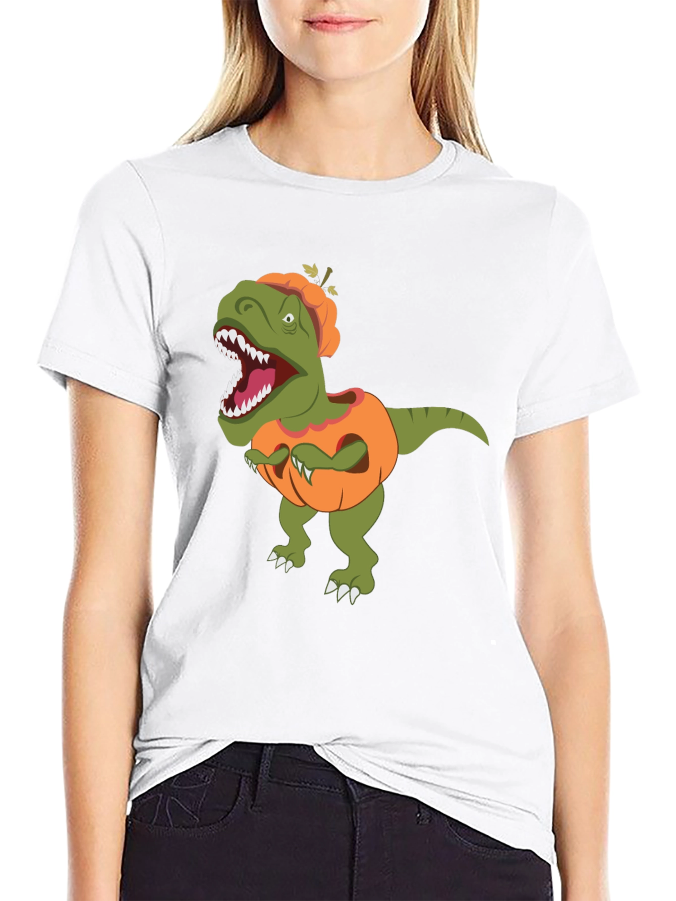 Pumpkin Dinosaur T-Shirt
