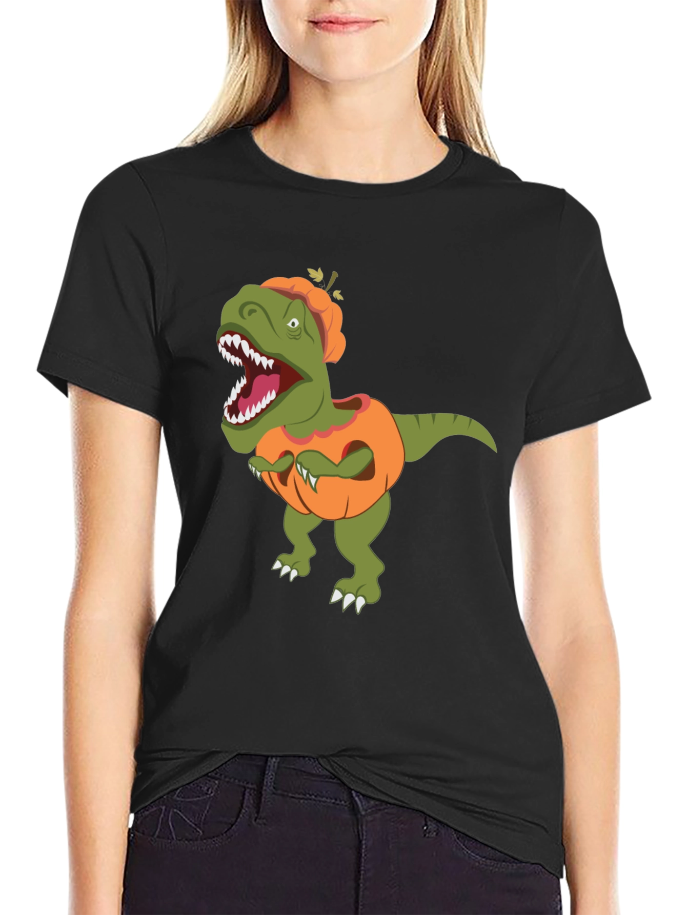 Pumpkin Dinosaur T-Shirt
