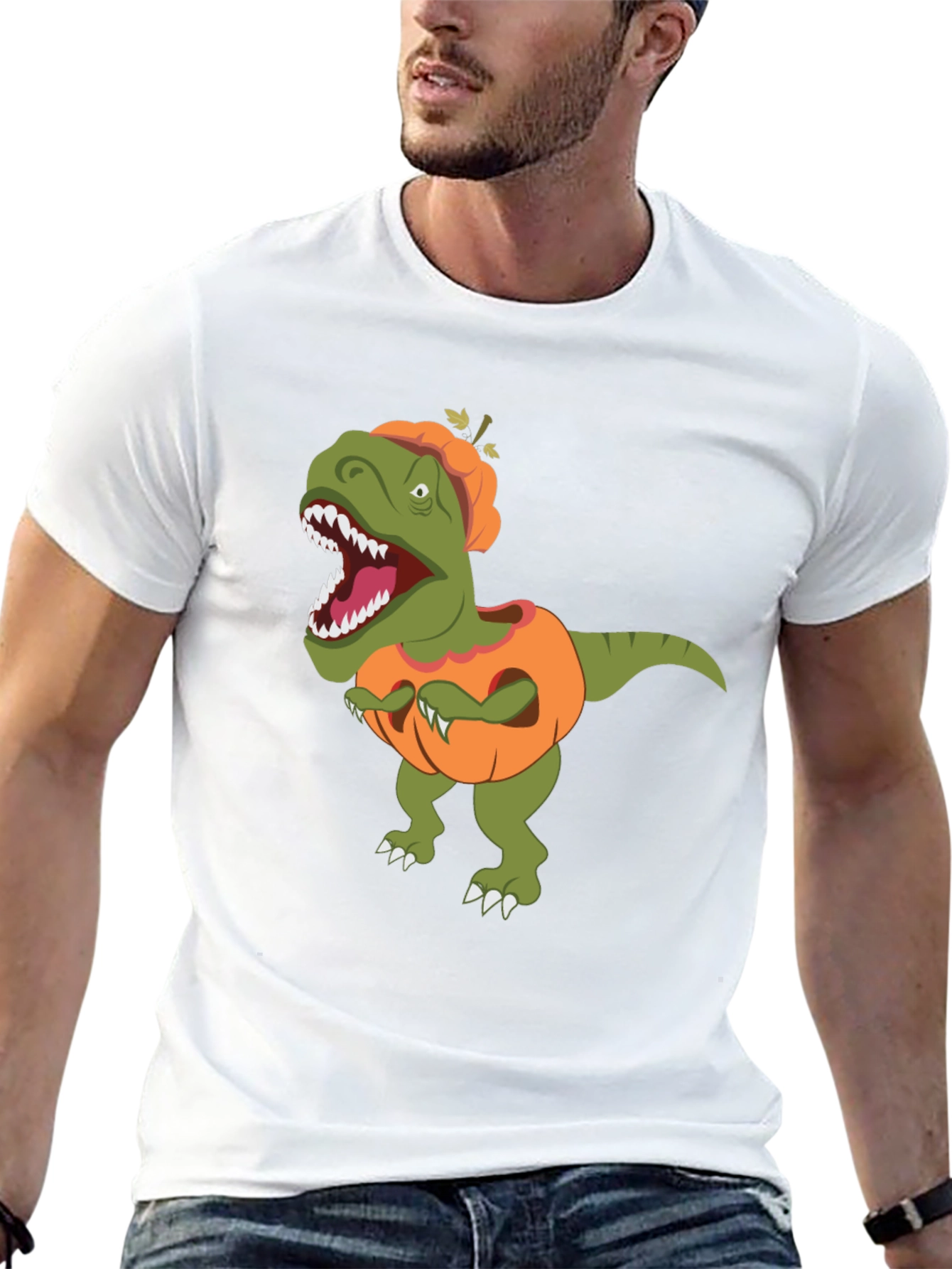 Pumpkin Dinosaur T-Shirt
