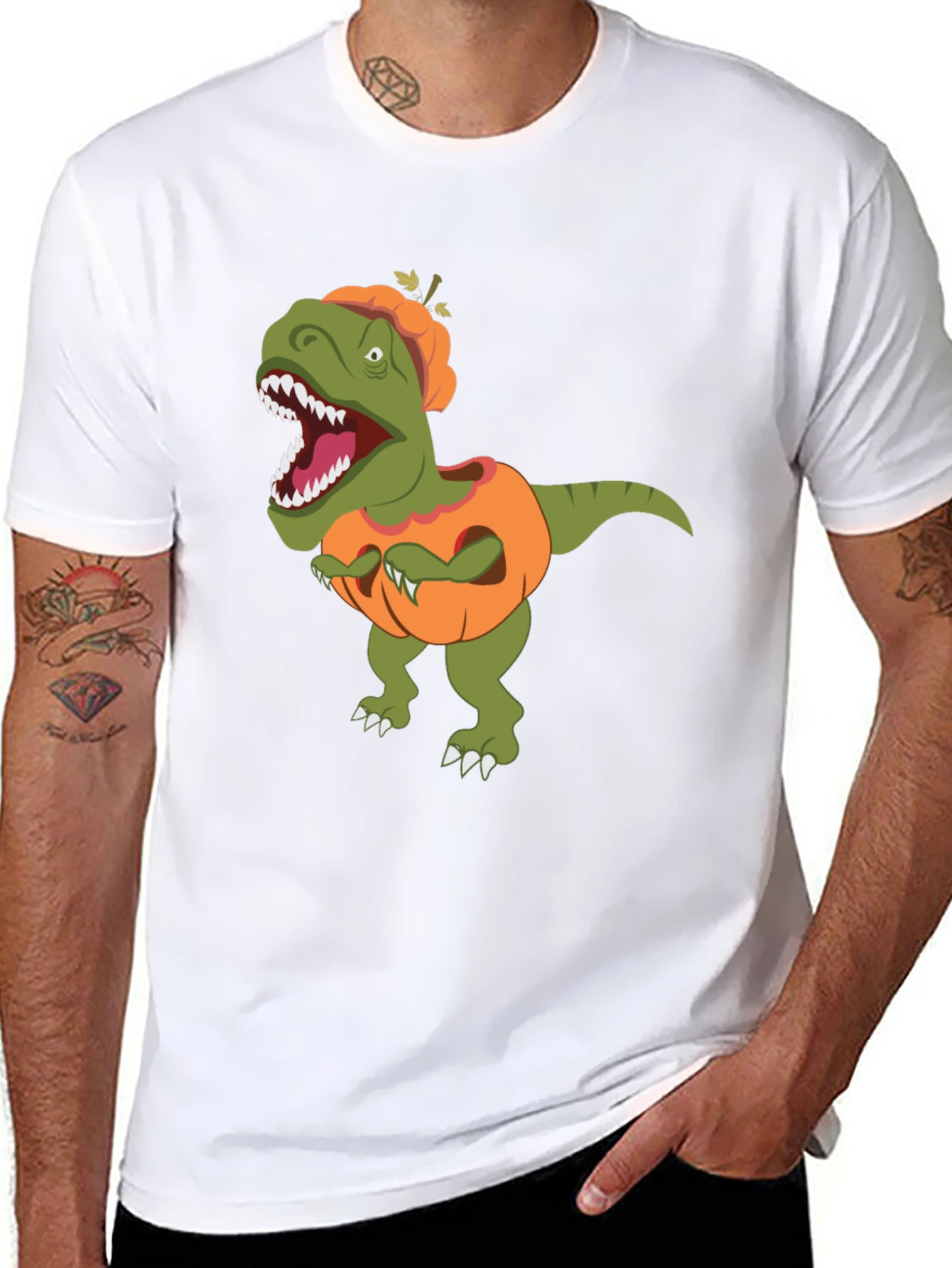 Pumpkin Dinosaur T-Shirt