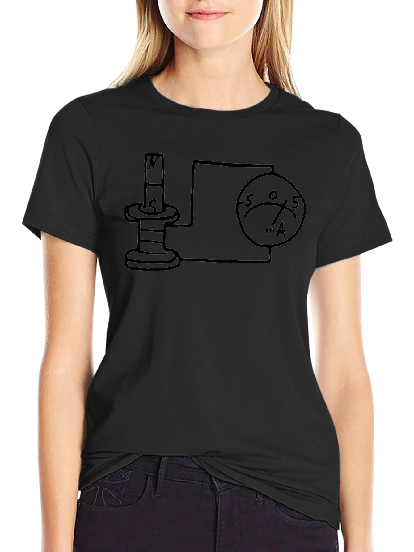 Physics Science Experiment T-Shirt - Black