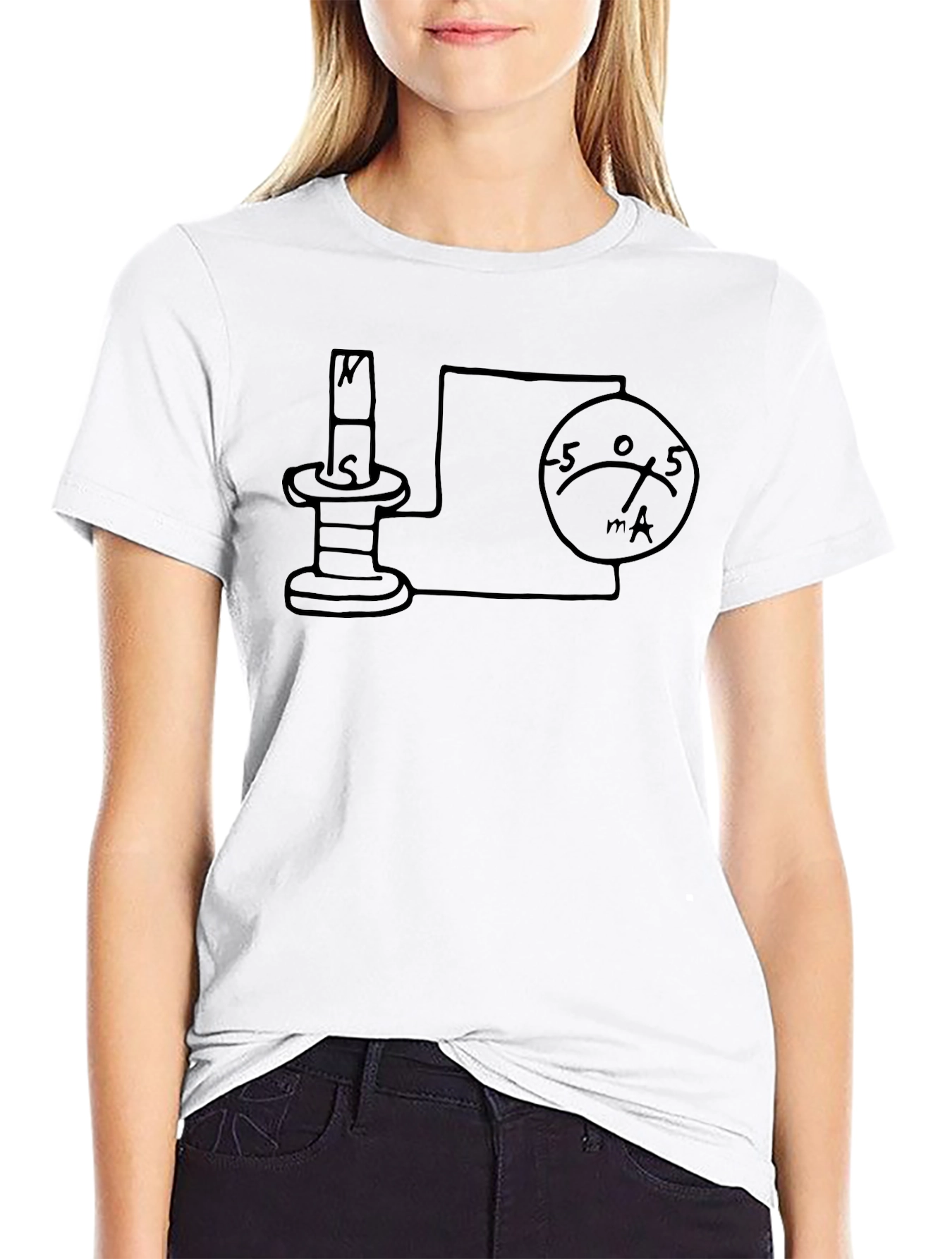 Physics Science Experiment T-Shirt - Black