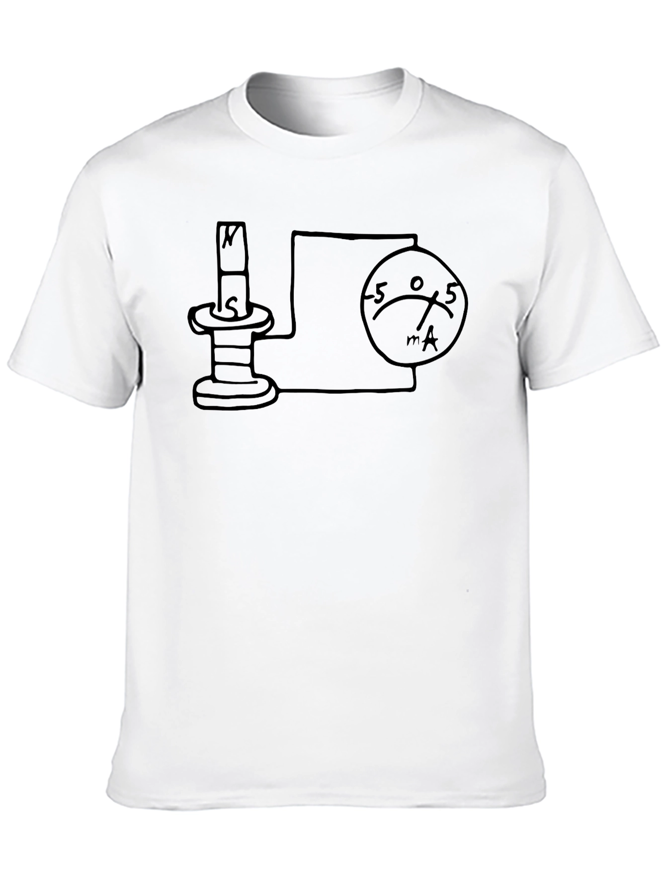Physics Science Experiment T-Shirt - Black