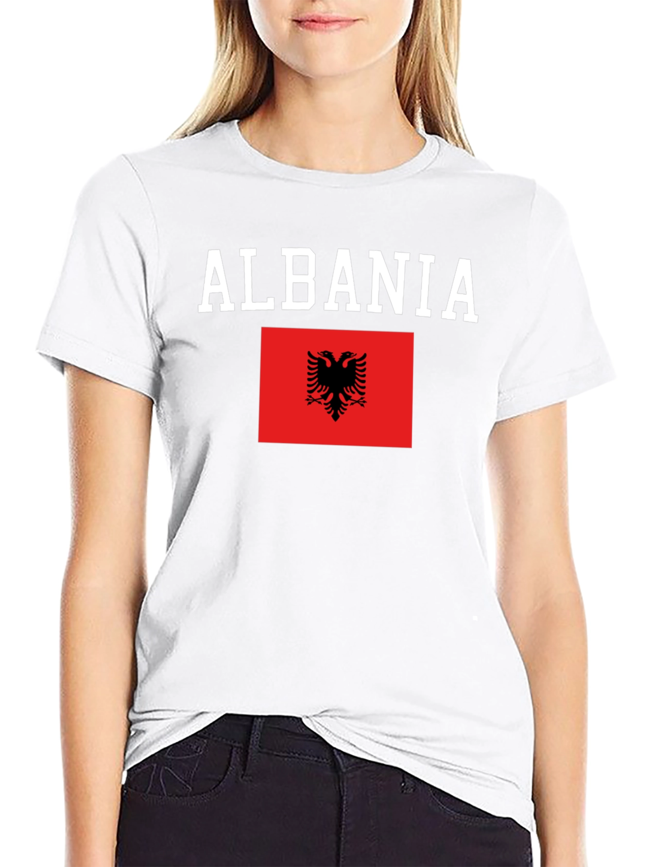 Albania Flag Graphic T-Shirt