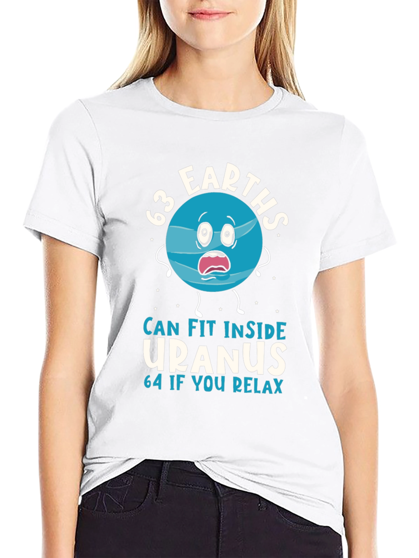 63 Earths Uranus Funny Humor T-Shirt