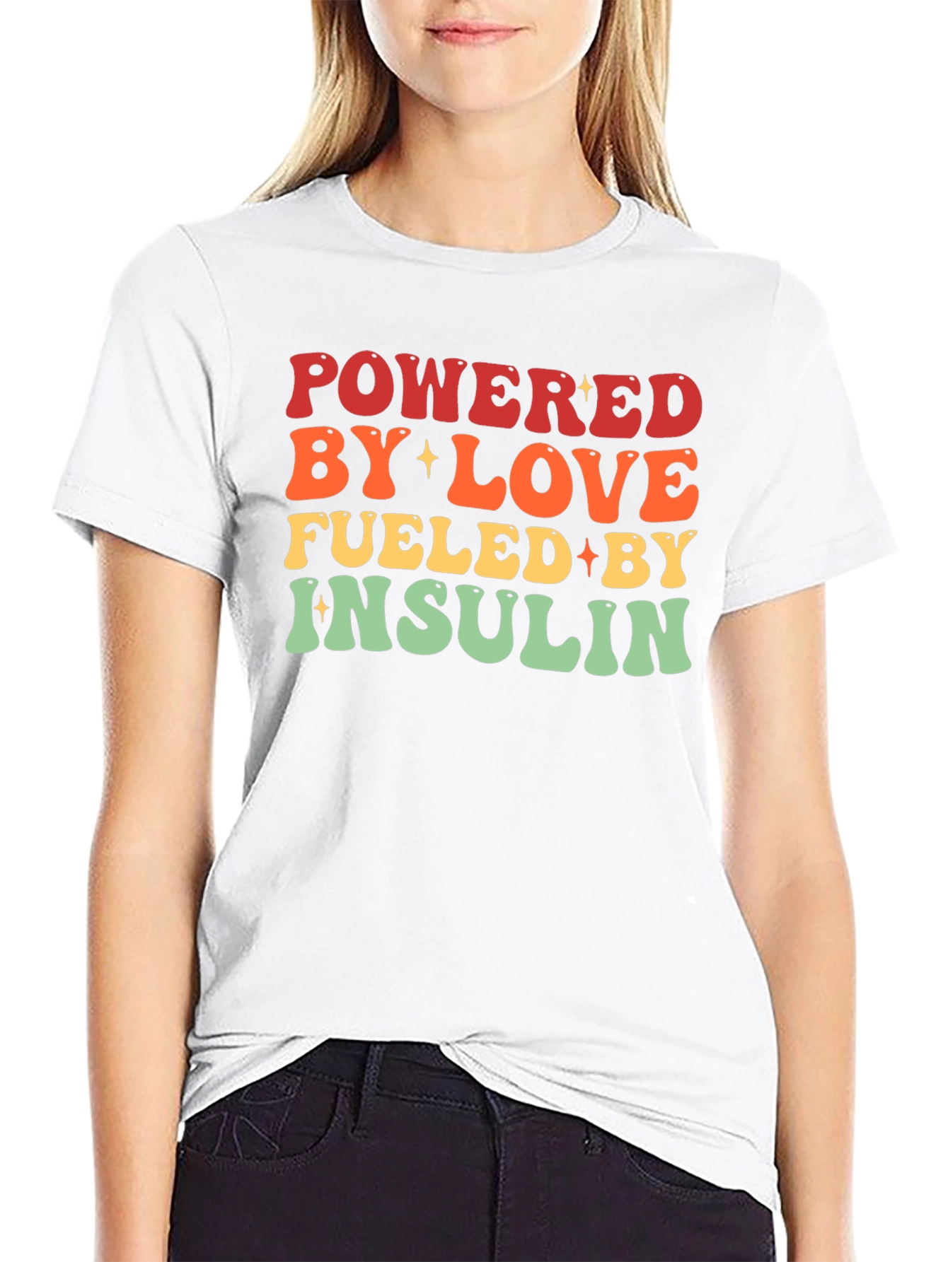 Powered By Love Insulin T-Shirt
