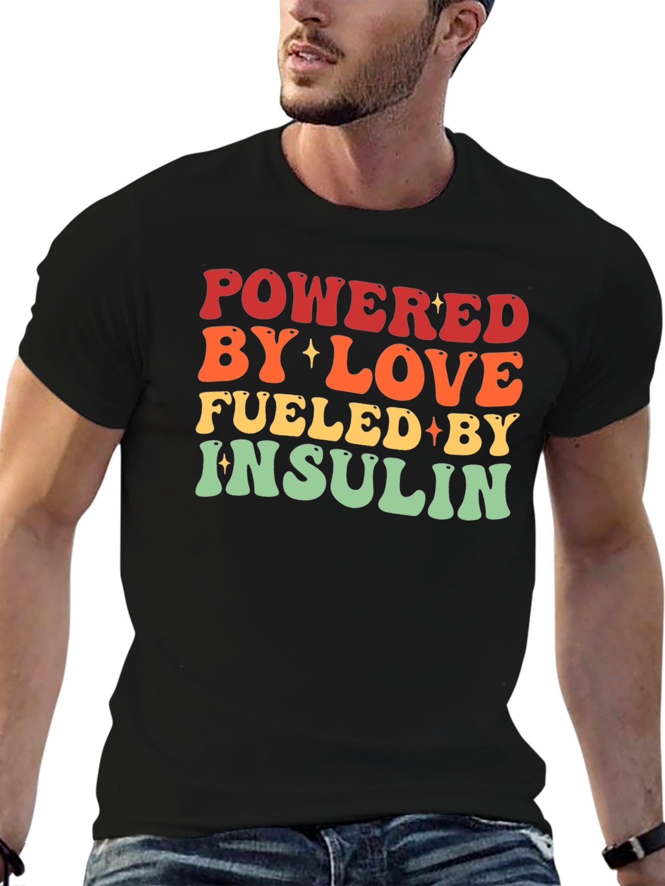 Powered By Love Insulin T-Shirt