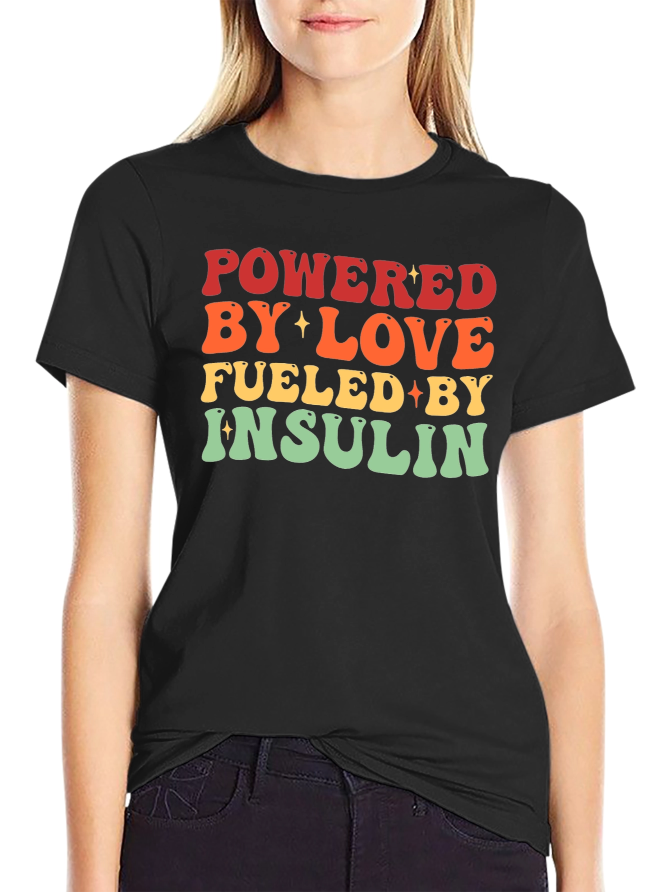 Powered By Love Insulin T-Shirt