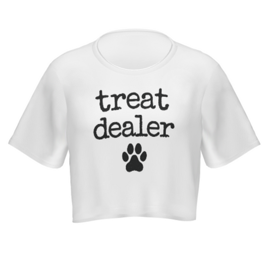 Treat Dealer Funny Dog Lover T-Shirt | Cute Pet Parent Graphic Tee for Animal Lovers(z988)