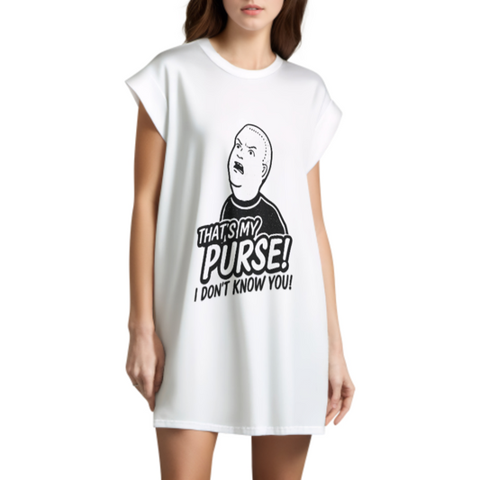 That's My Purse! Funny Retro Quote Graphic T-Shirt | Classic TV Humor Fan Tee(z1000)