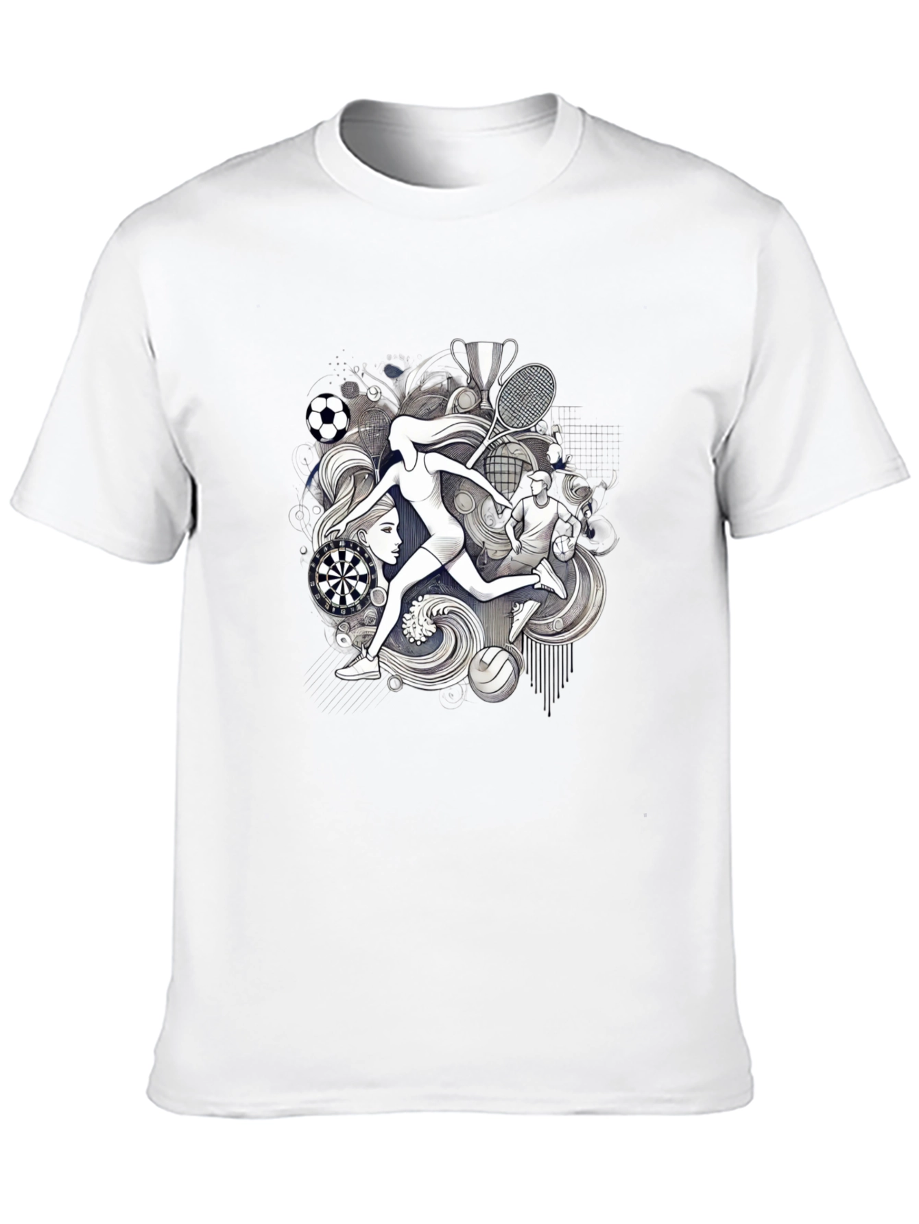 Sports Themed Graphic Tee