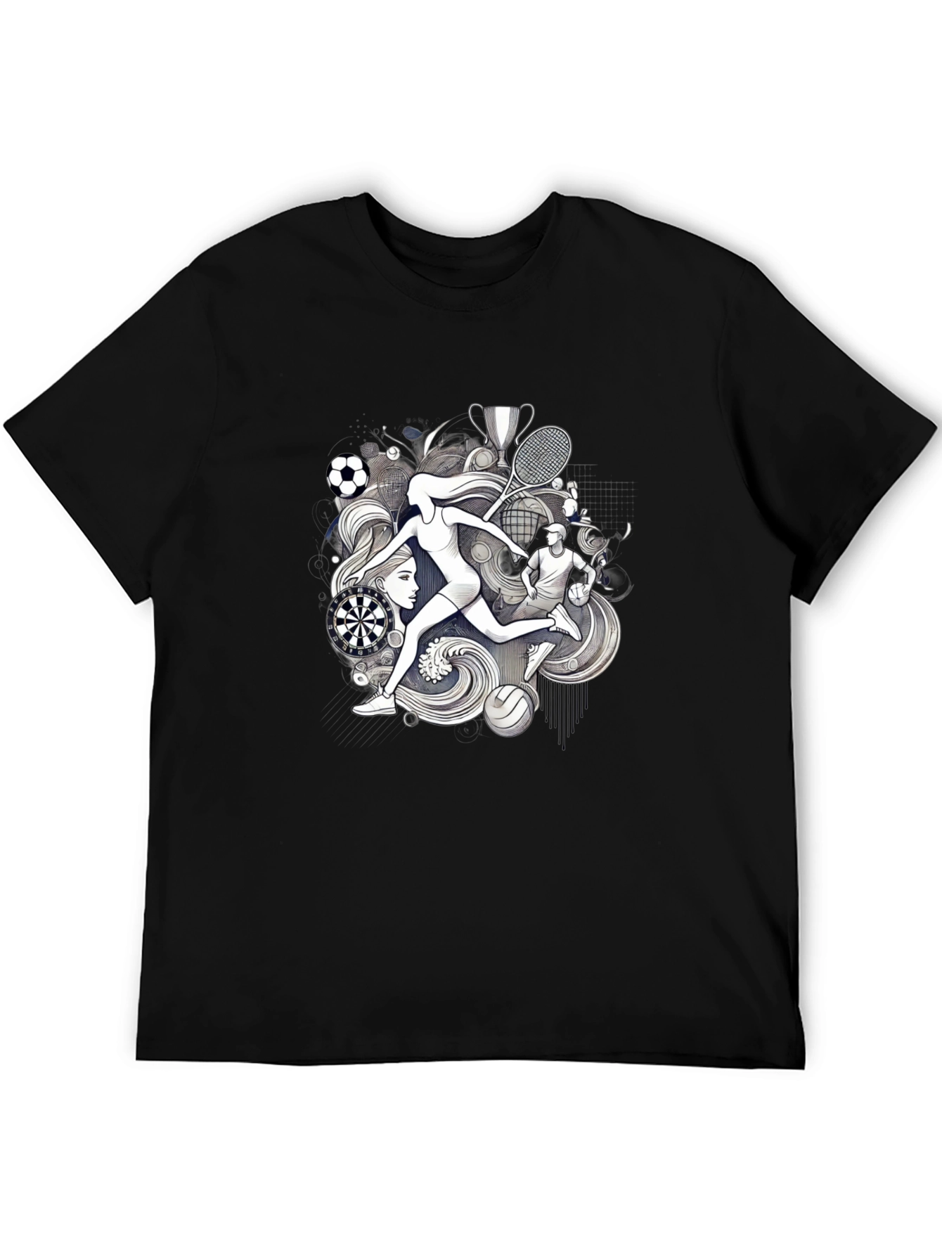 Sports Themed Graphic Tee