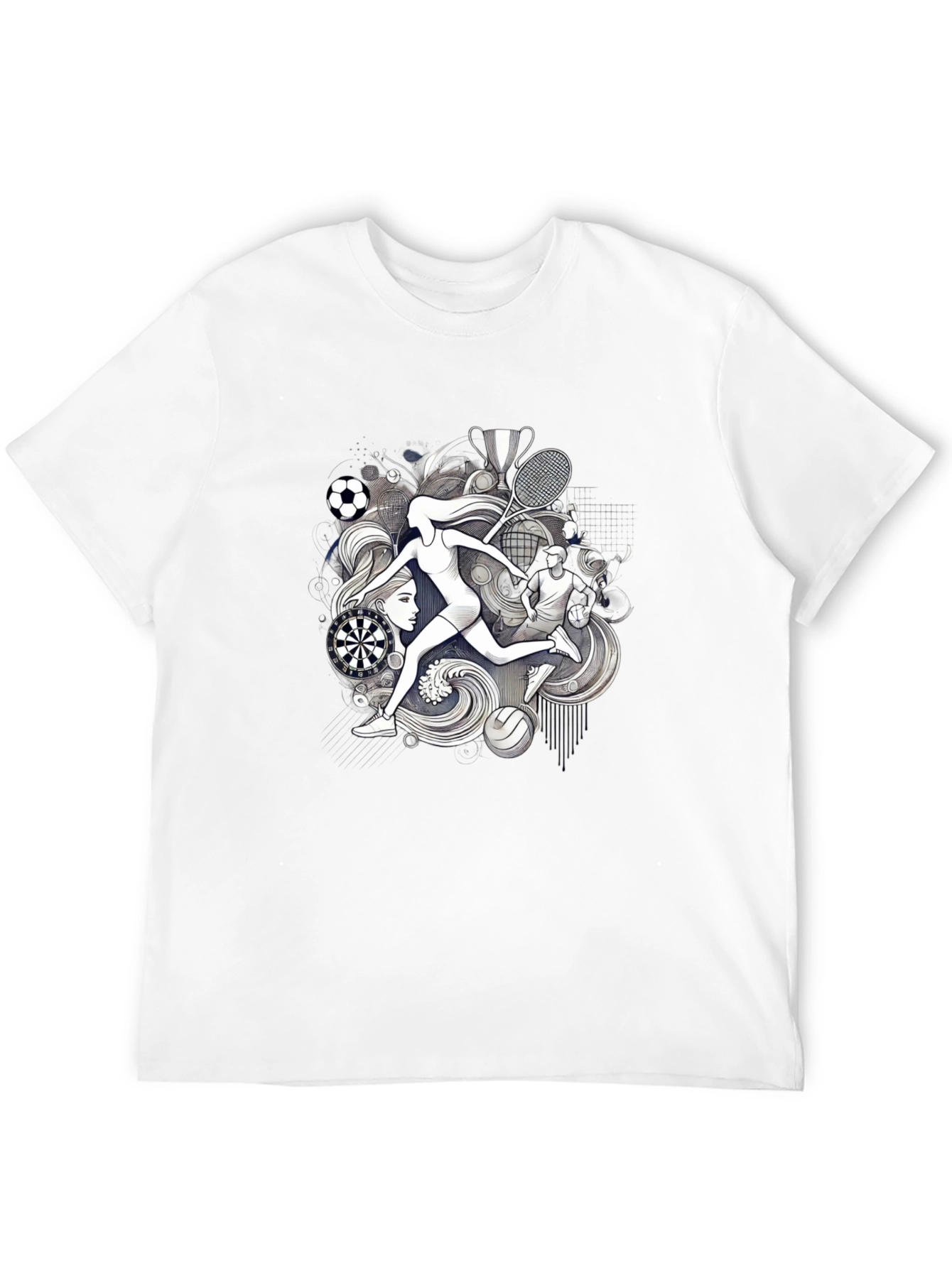 Sports Themed Graphic Tee