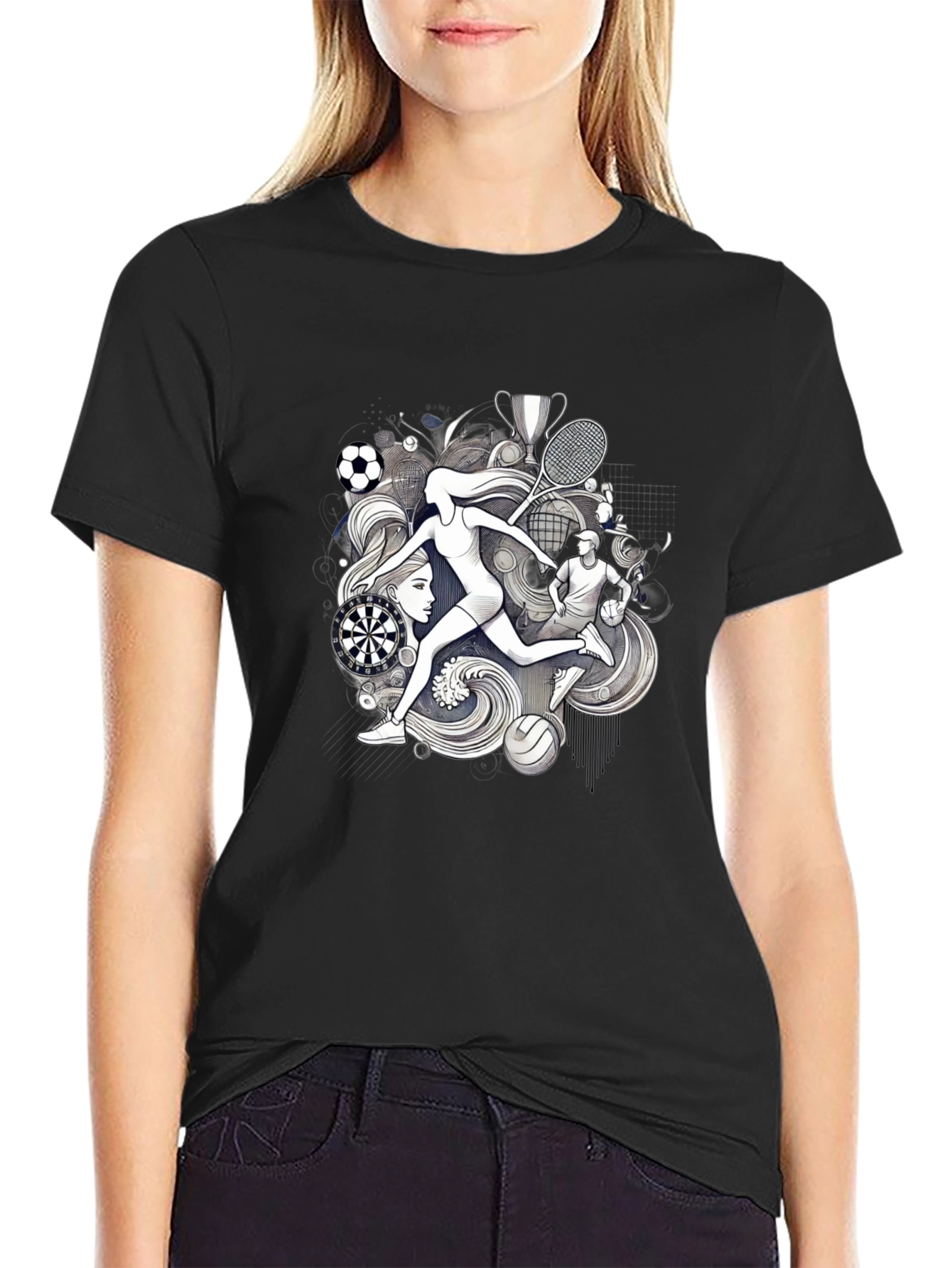 Sports Themed Graphic Tee