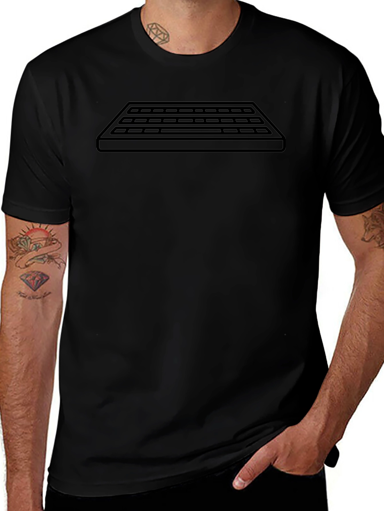Keyboard Graphic Tee - Gamer Style