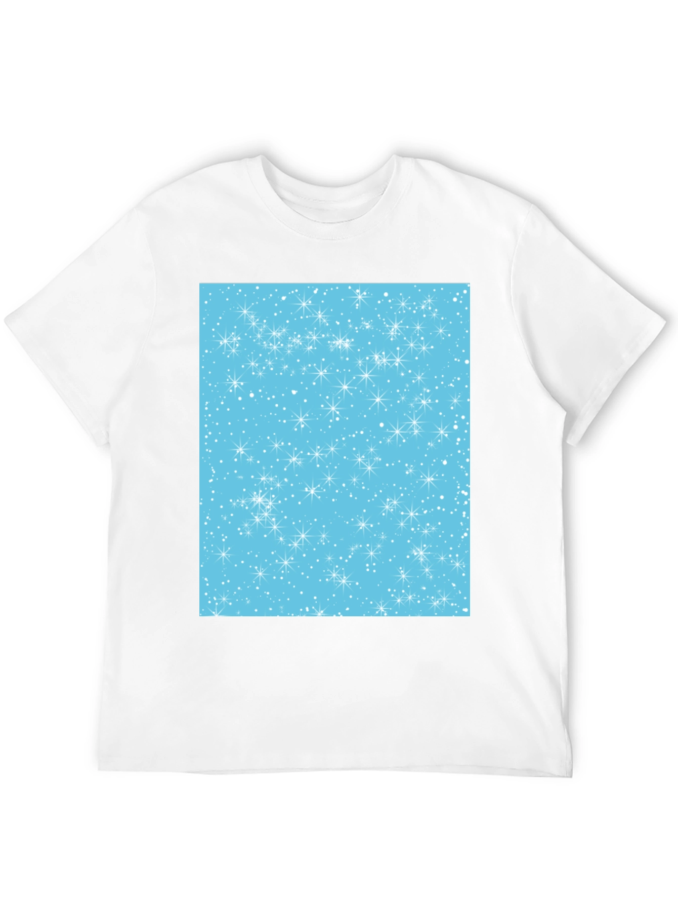 Festive Snowflake Pattern Tee - Holiday Style