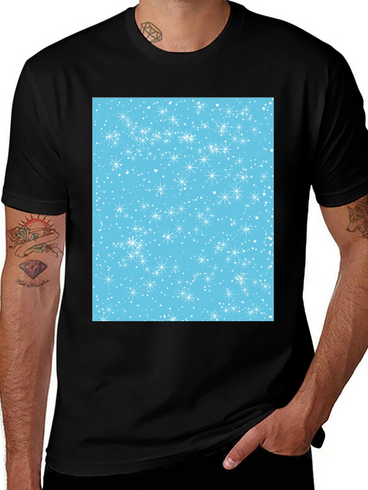 Festive Snowflake Pattern Tee - Holiday Style