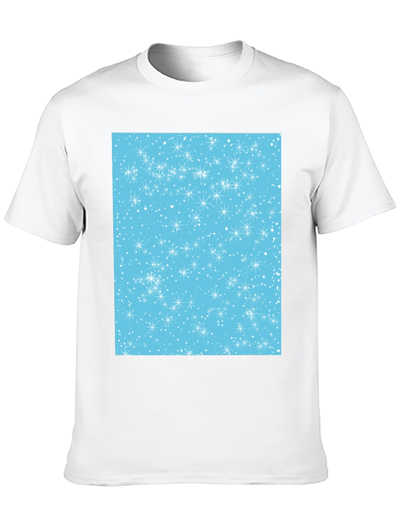 Festive Snowflake Pattern Tee - Holiday Style