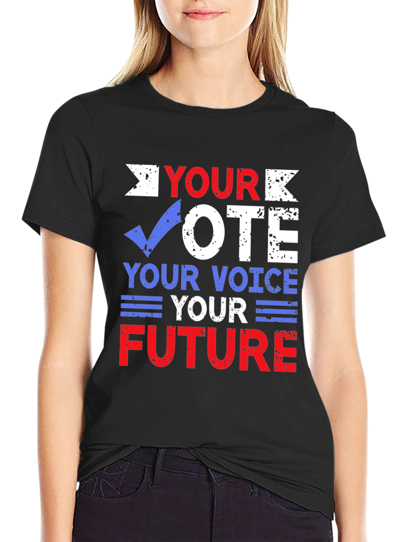 Vote T-Shirt: Your Vote Your Voice Your Future