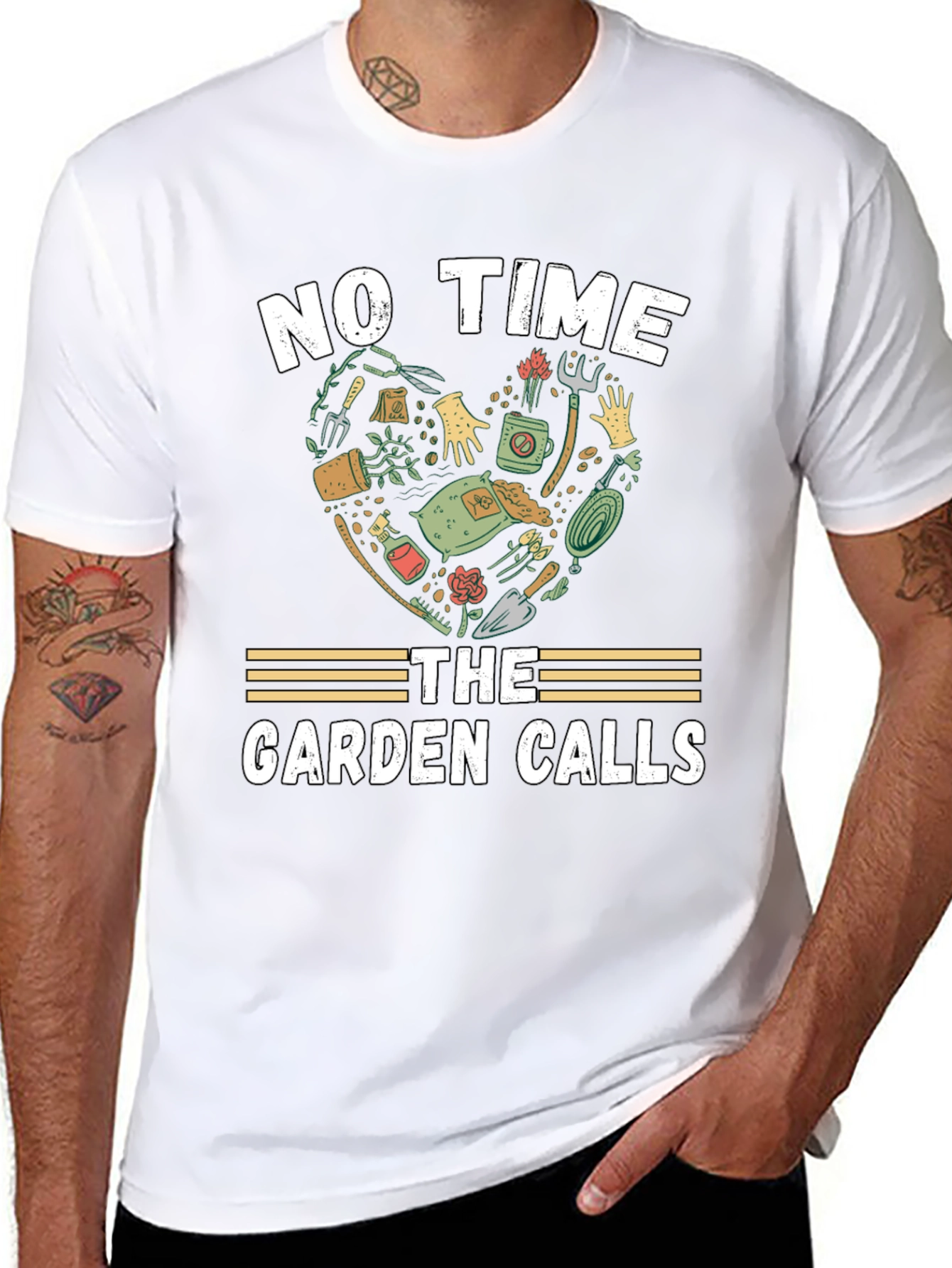 Gardeners Passion T-Shirt: No Time Garden Calls