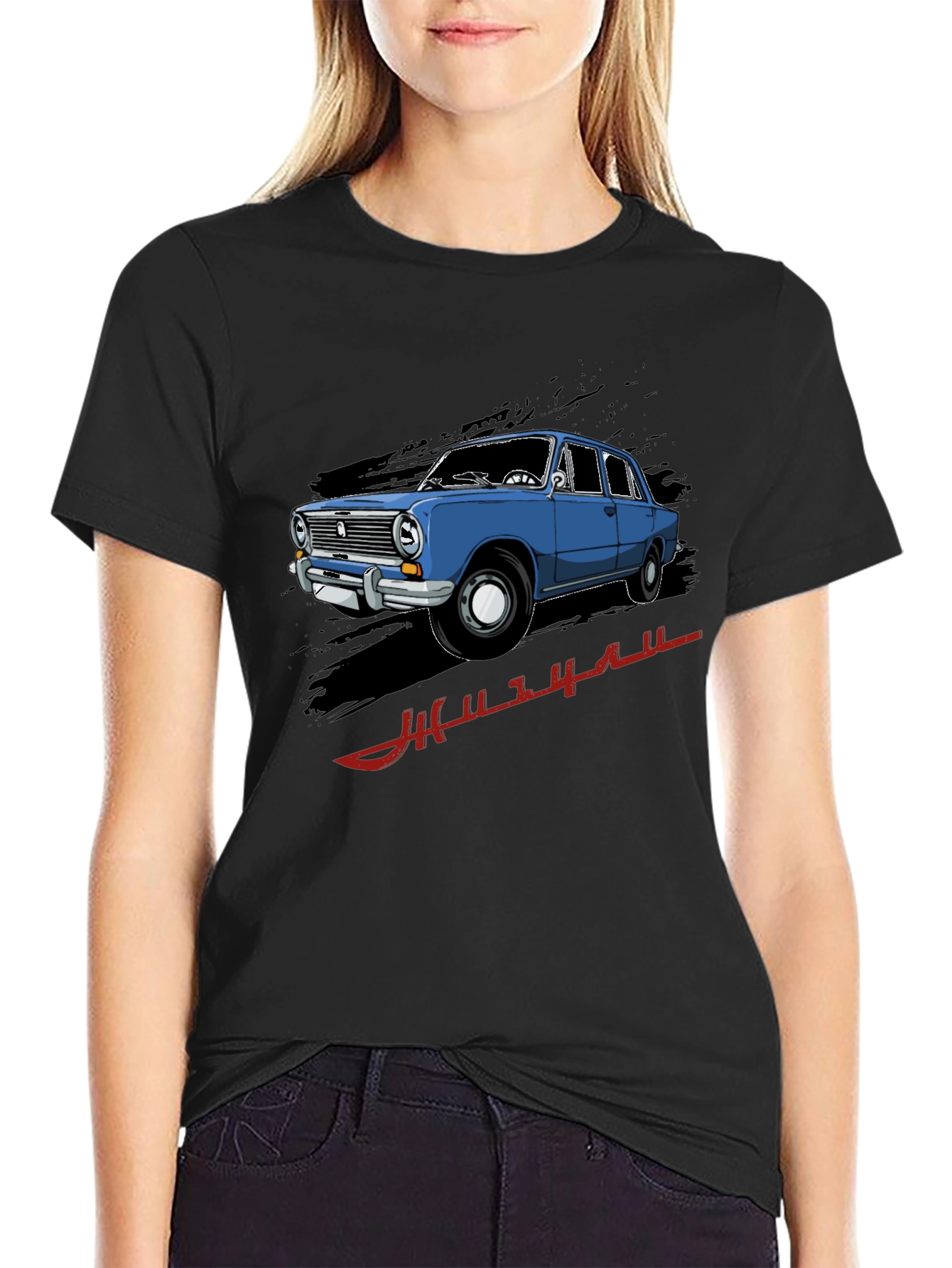 Retro Car Graphic T-Shirt - Cool Automotive Design