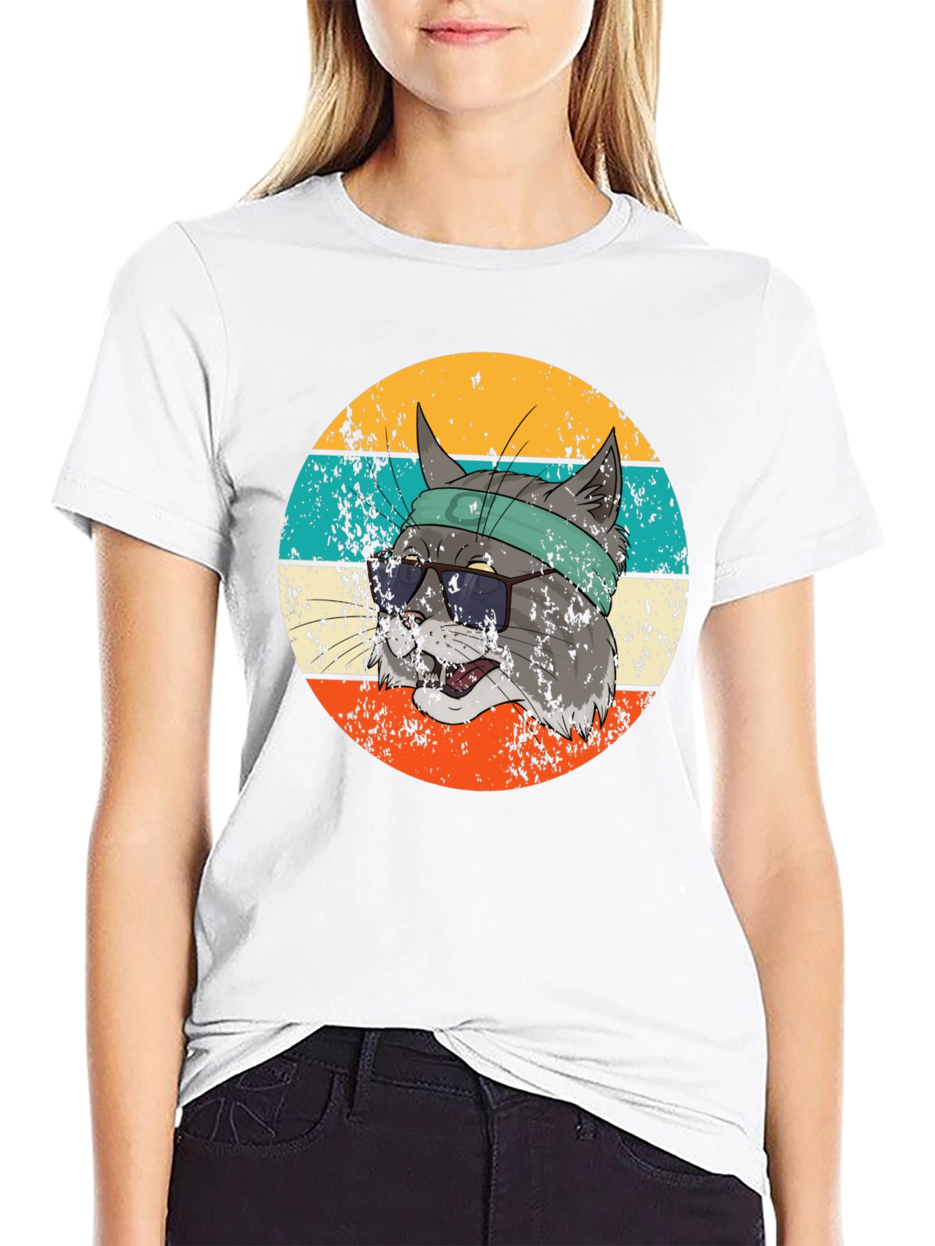 Retro Cool Cat T-Shirt