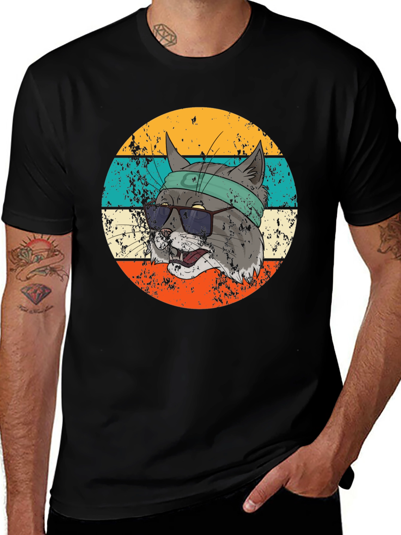 Retro Cool Cat T-Shirt