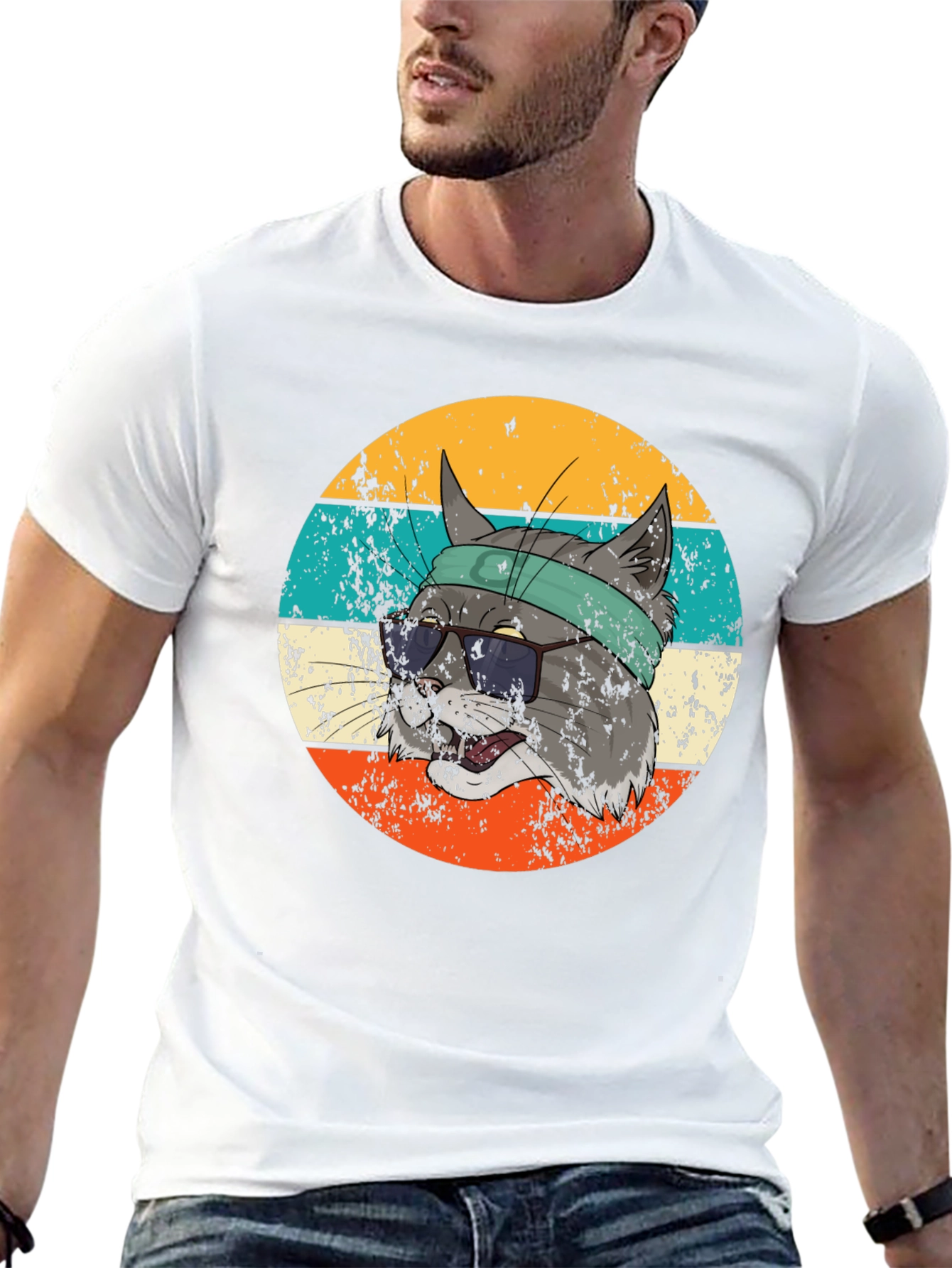 Retro Cool Cat T-Shirt