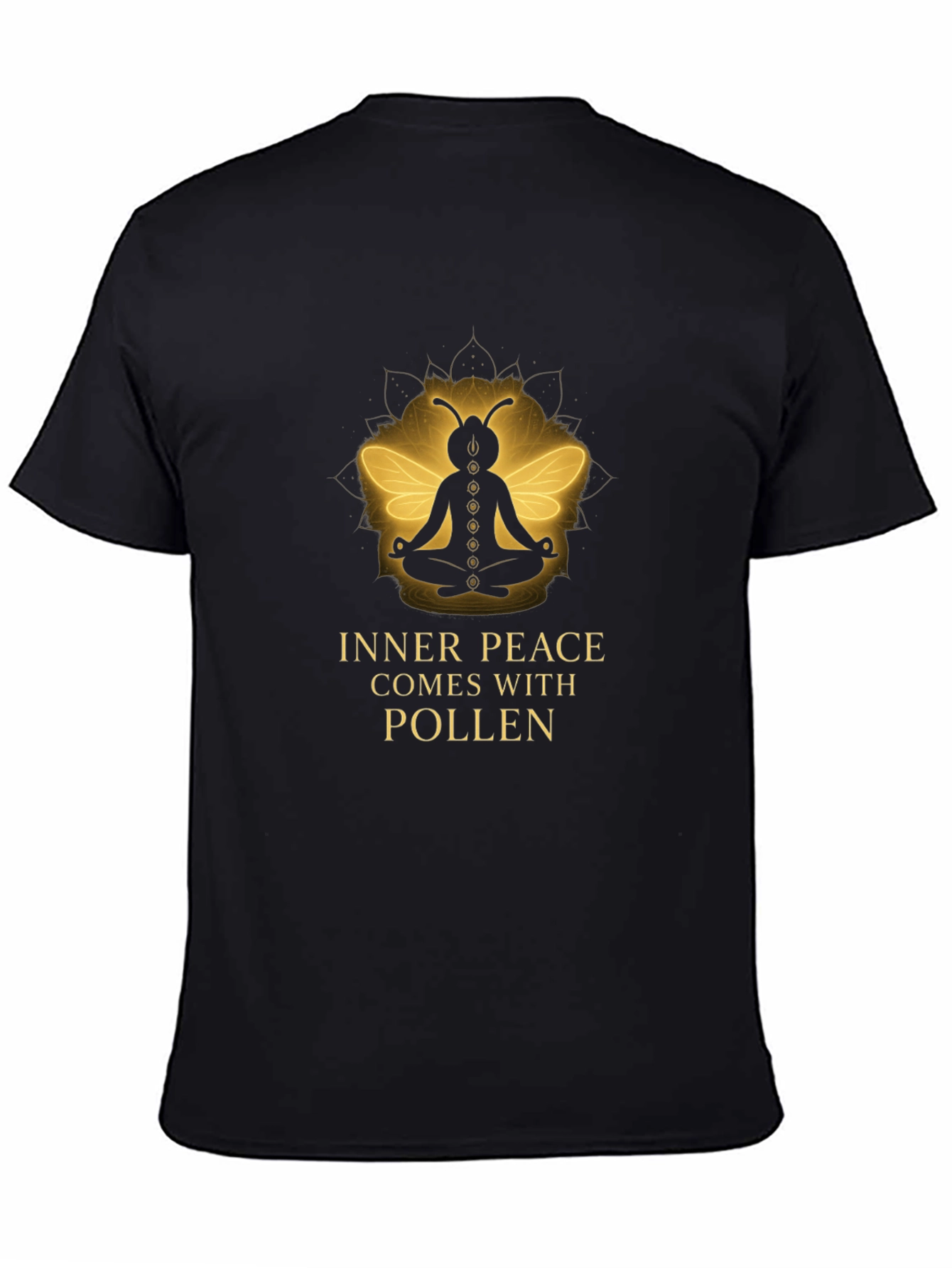 Inner Peace Pollen Bee Graphic T-Shirt