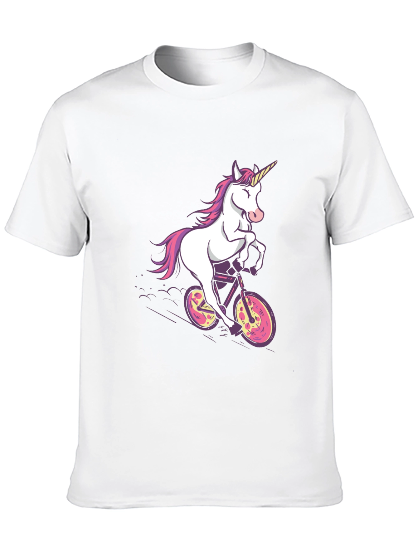 Unicorn on Bike Graphic Tee
